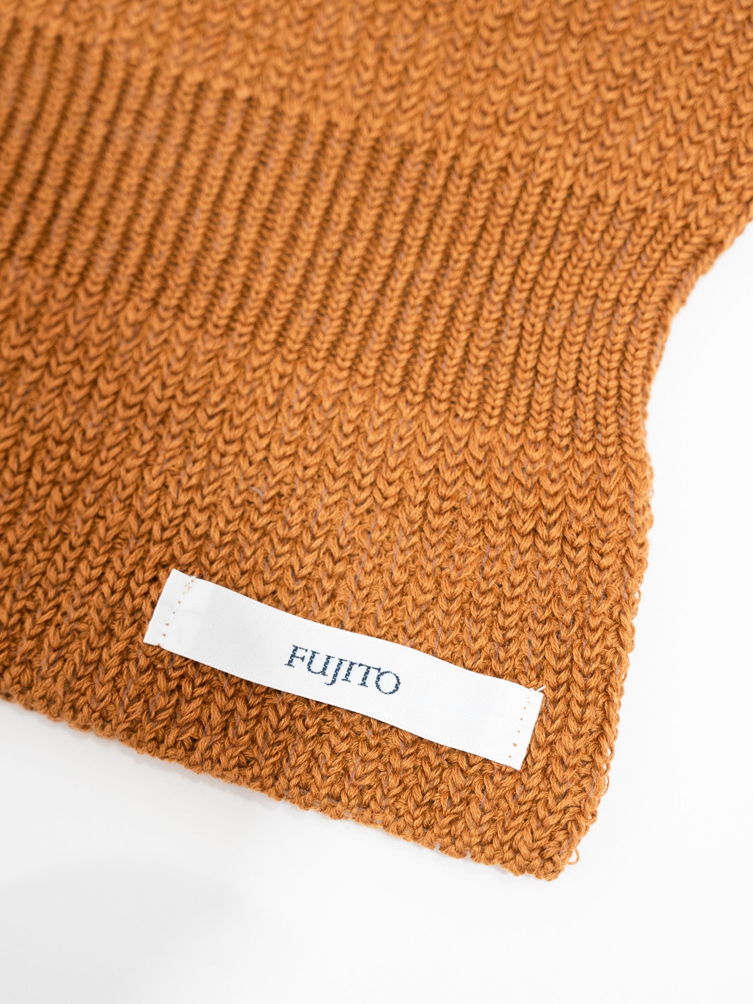 Namu Shop - Fujito Knit Balaclava Beanie - Royal Blue, Camel