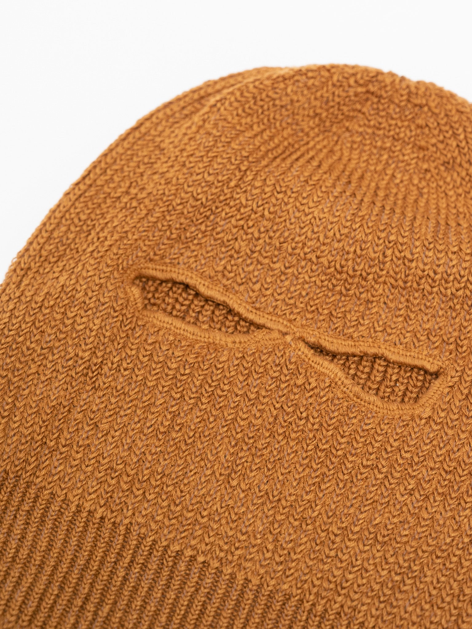 Namu Shop - Fujito Knit Balaclava Beanie - Royal Blue, Camel