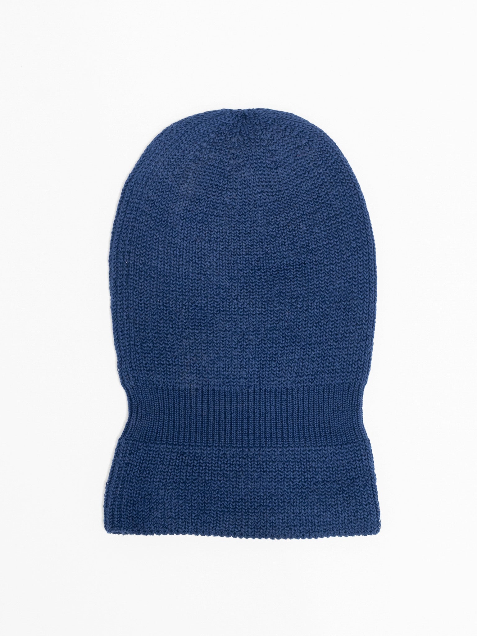 Namu Shop - Fujito Knit Balaclava Beanie - Royal Blue, Camel