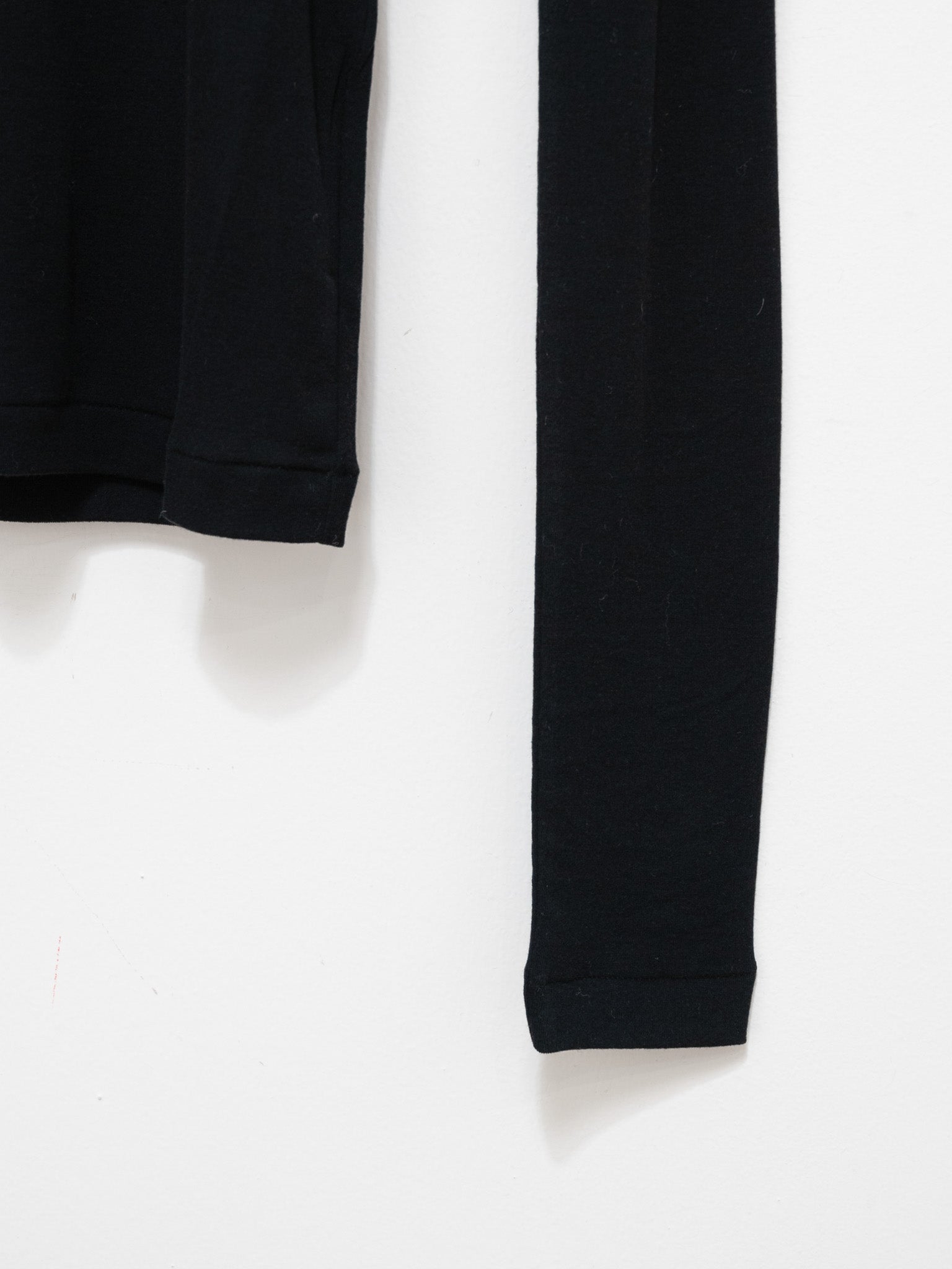 Namu Shop - Babaco Twisted Fine Cotton Turtleneck - Black