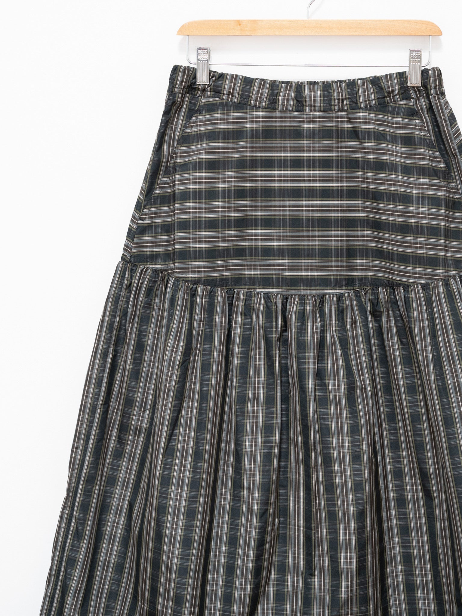 Namu Shop - Sofie D'Hoore Sling Skirt - Black Plaid