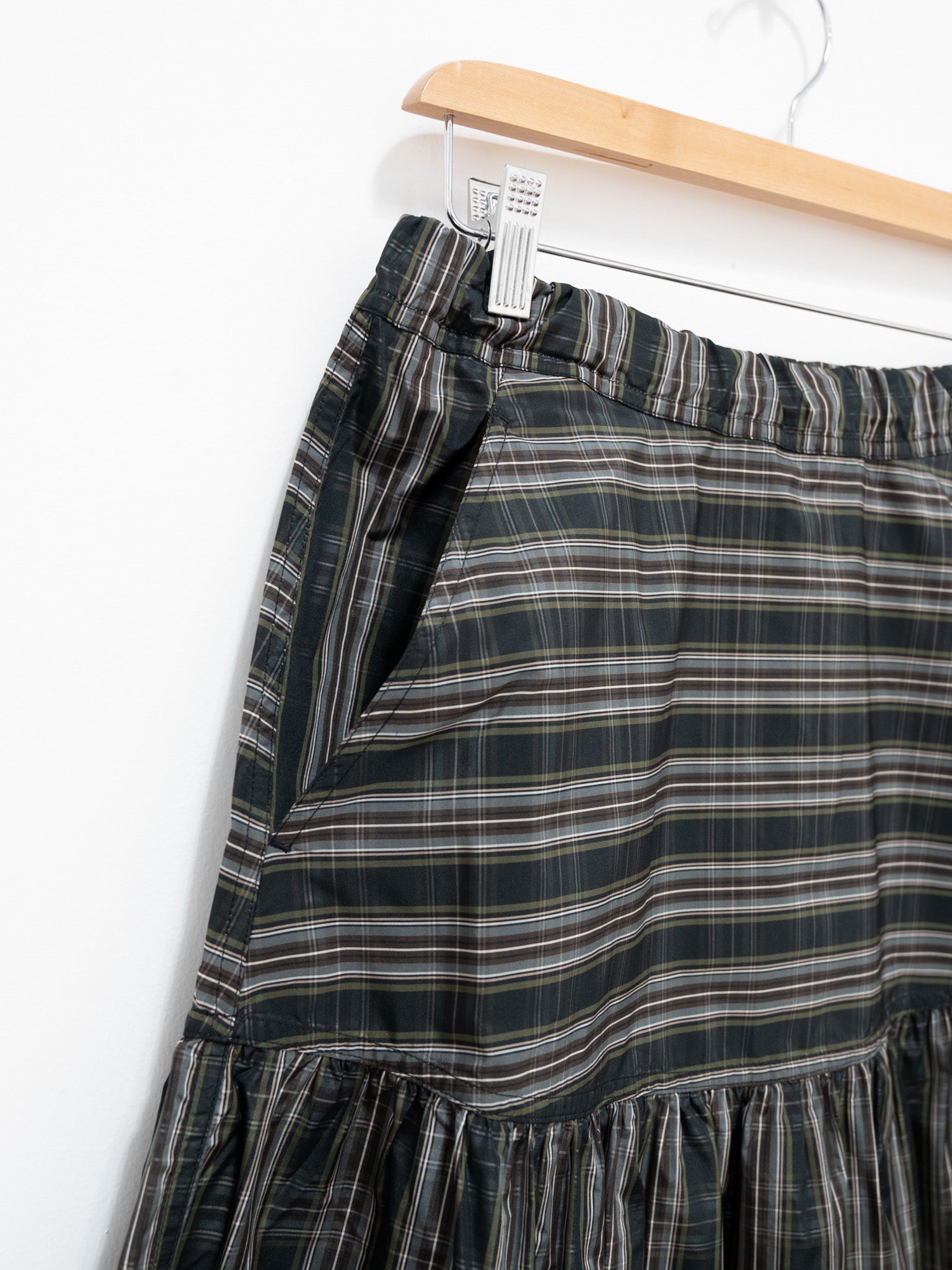 Namu Shop - Sofie D'Hoore Sling Skirt - Black Plaid