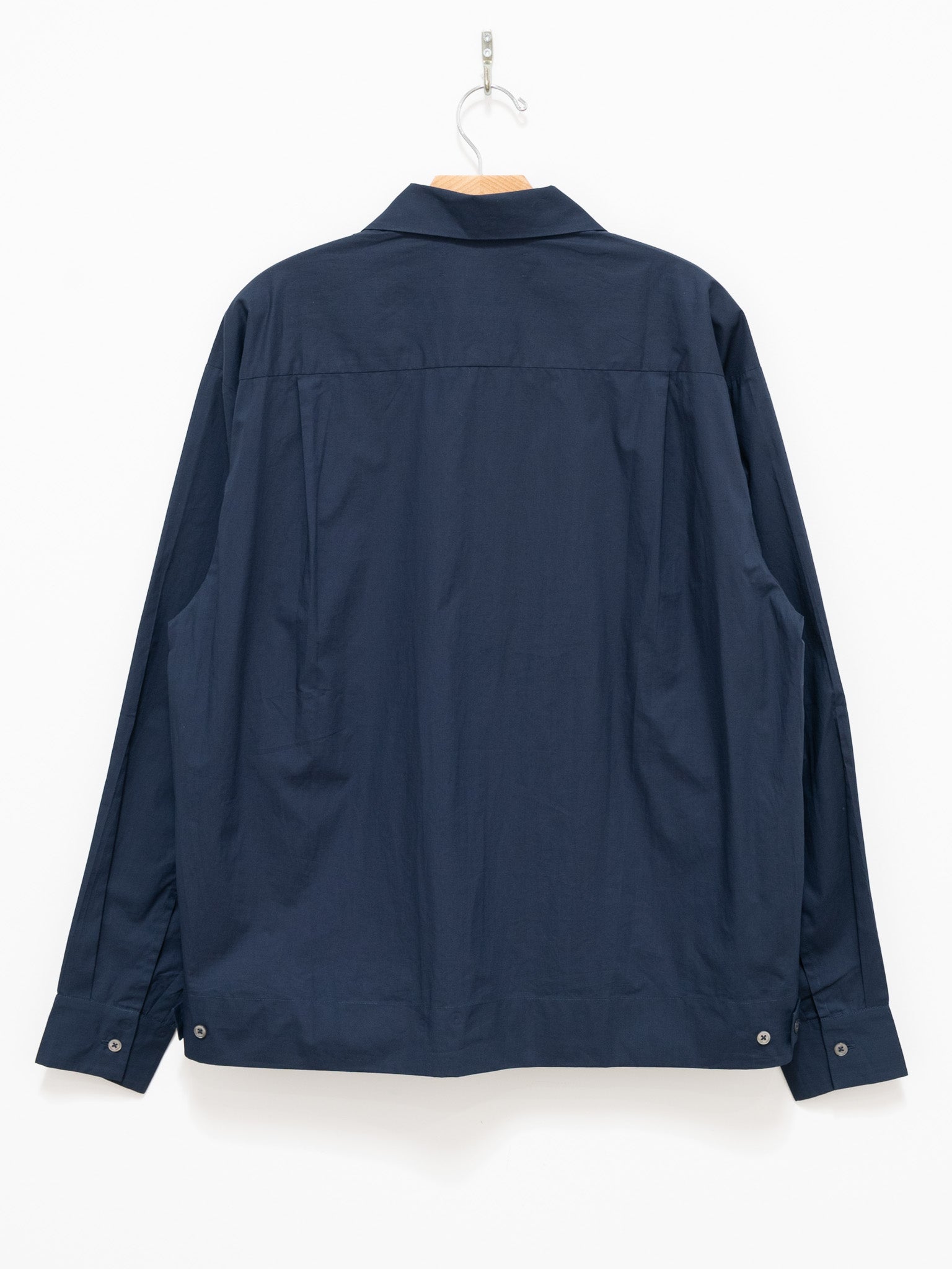Namu Shop - Jan Machenhauer Frank Shirt - Indigo Cotton Poplin