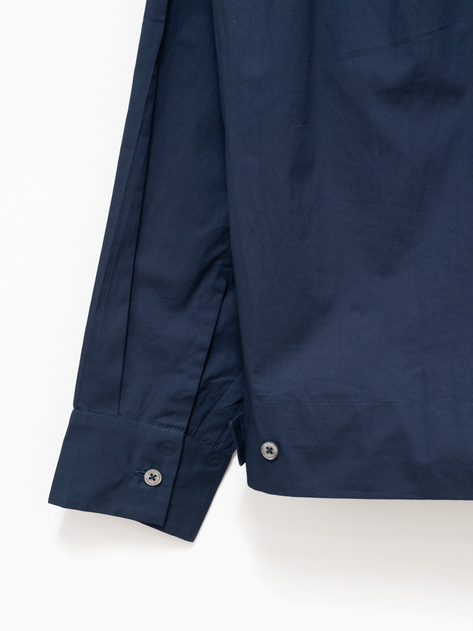 Namu Shop - Jan Machenhauer Frank Shirt - Indigo Cotton Poplin
