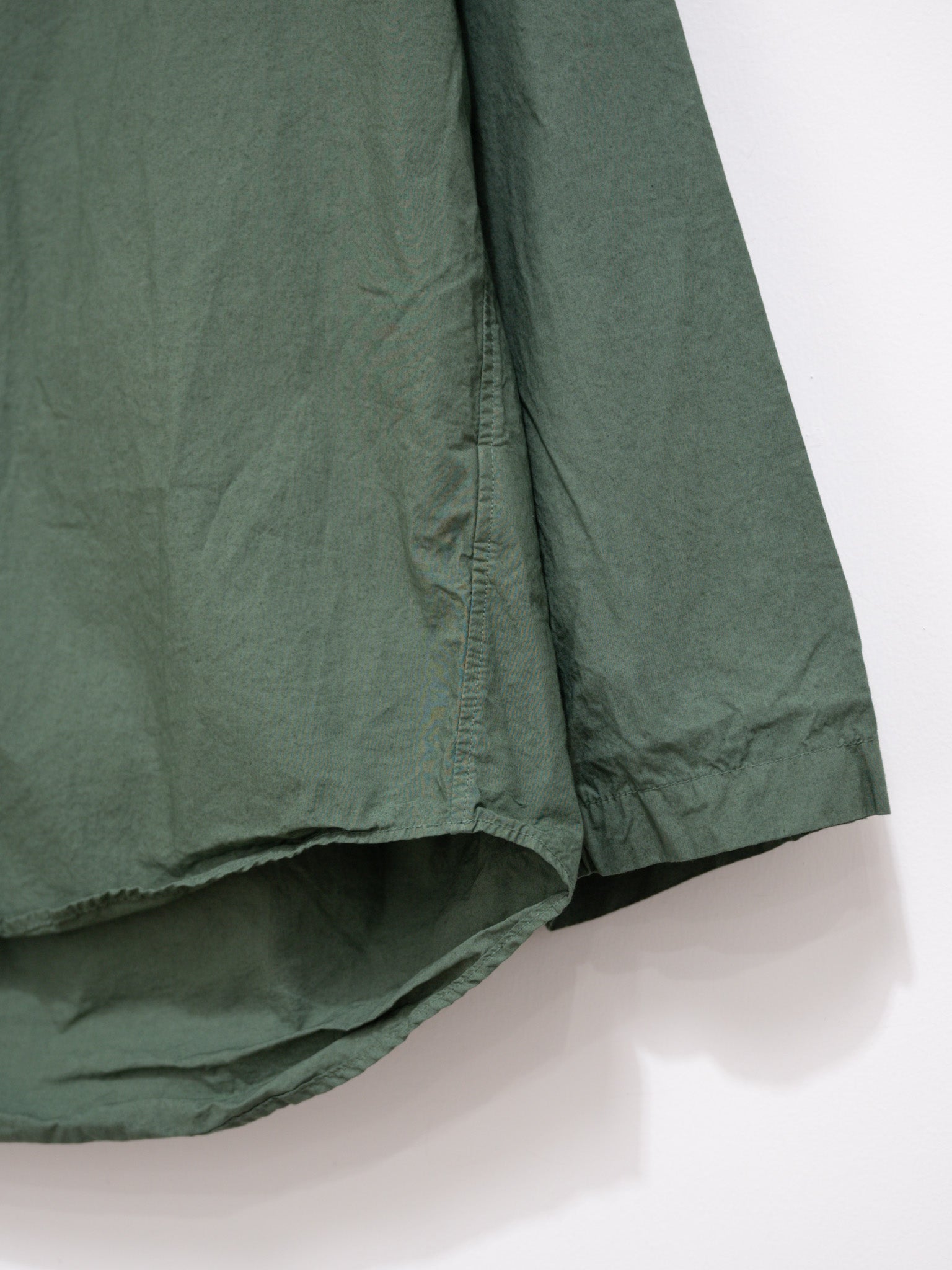 Namu Shop - Veritecoeur Stand Collar Shirt - Green
