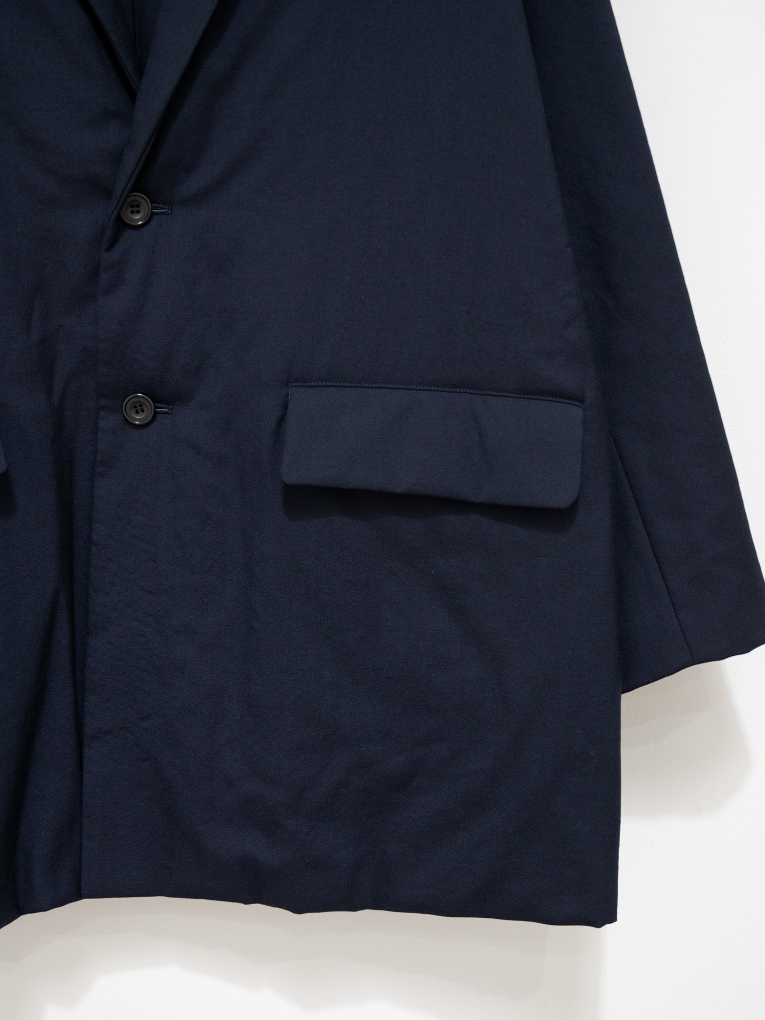 Namu Shop - Veritecoeur Padded Tailored Jacket - Navy