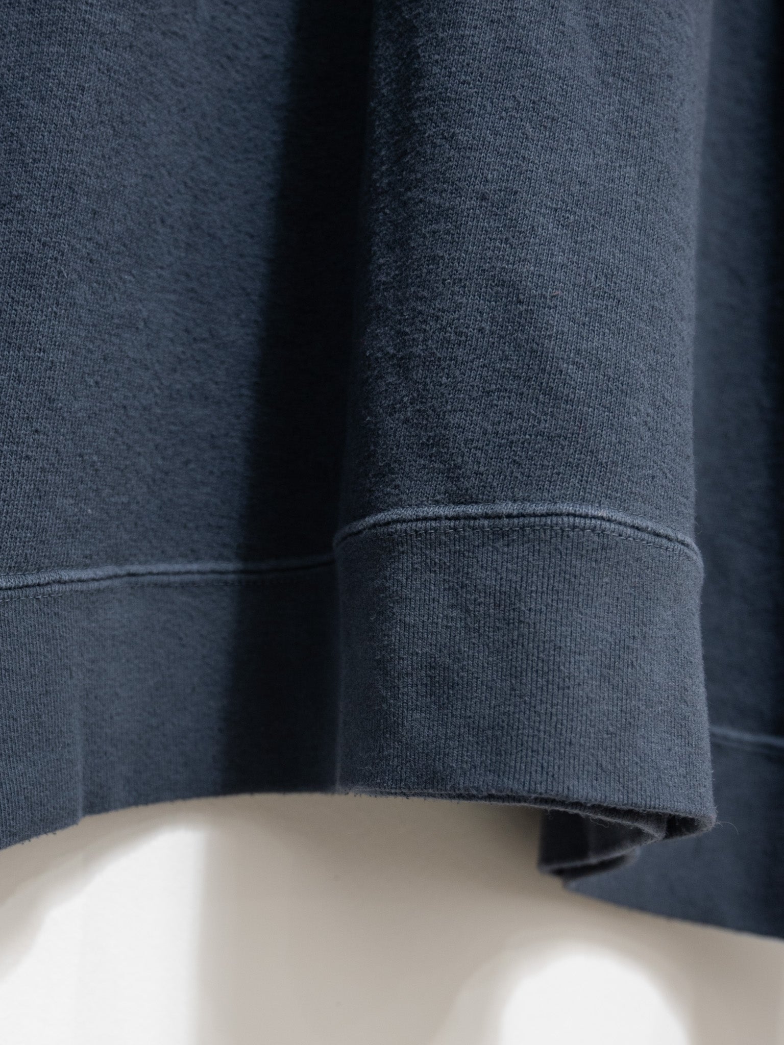 Namu Shop - Ichi Antiquites Pigment Dyed French Terry Hoodie Dress - Navy