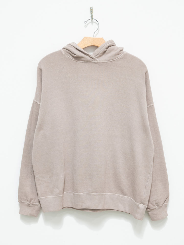 Namu Shop - Ichi Antiquites Pigment French Terry Hoodie Pullover - Beige