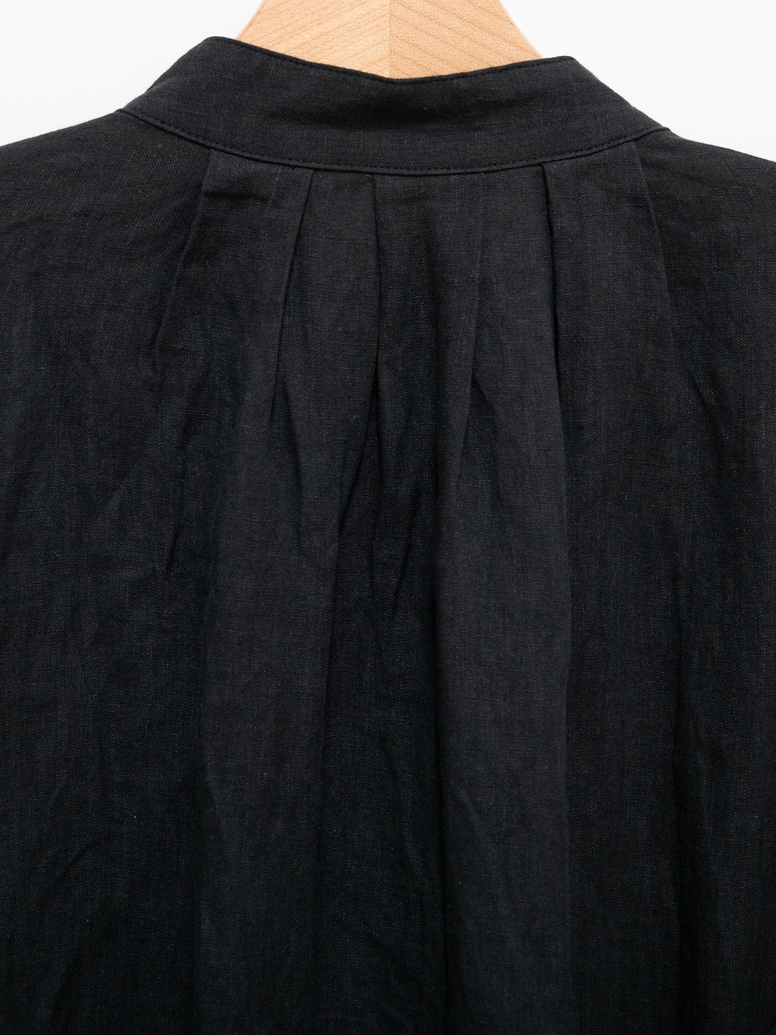 Namu Shop - Ichi Antiquites French Linen Shirt - Black