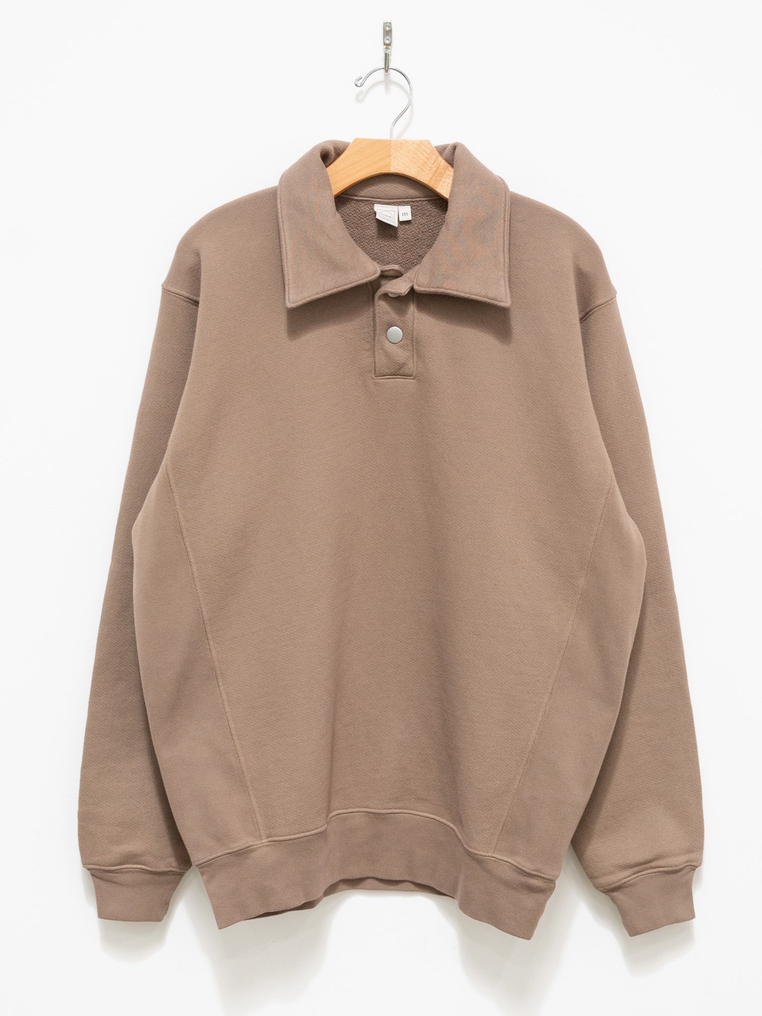 Namu Shop - paa LS Polo Sweatshirt Two - Rock