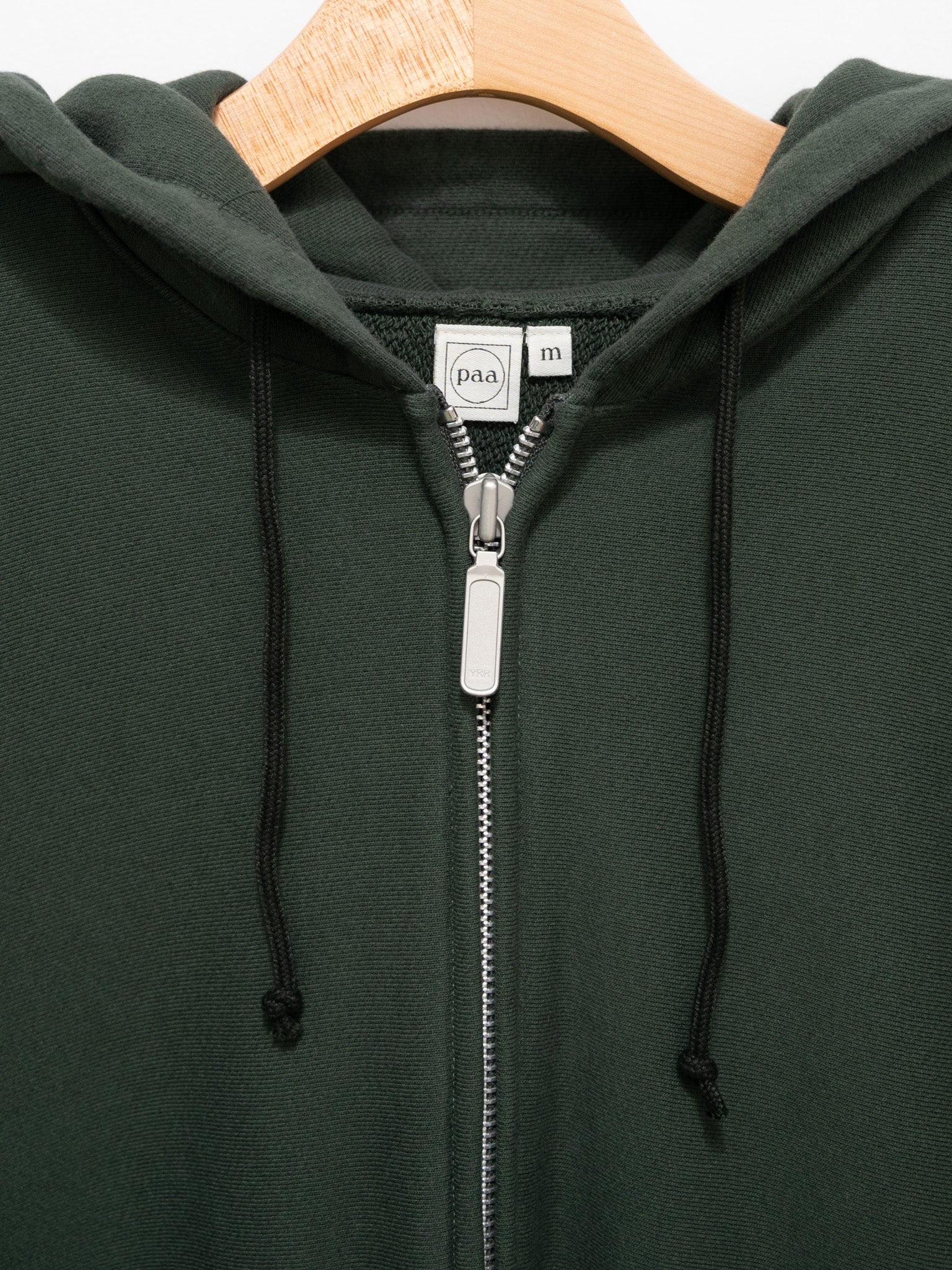 Namu Shop - paa Zip Hooded Sweatshirt - Deep Hunter