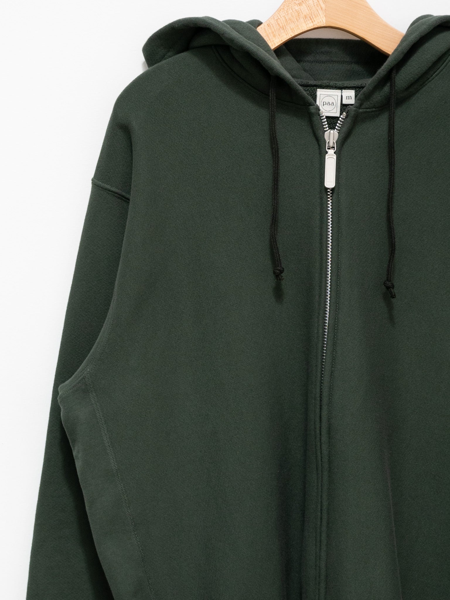 Namu Shop - paa Zip Hooded Sweatshirt - Deep Hunter
