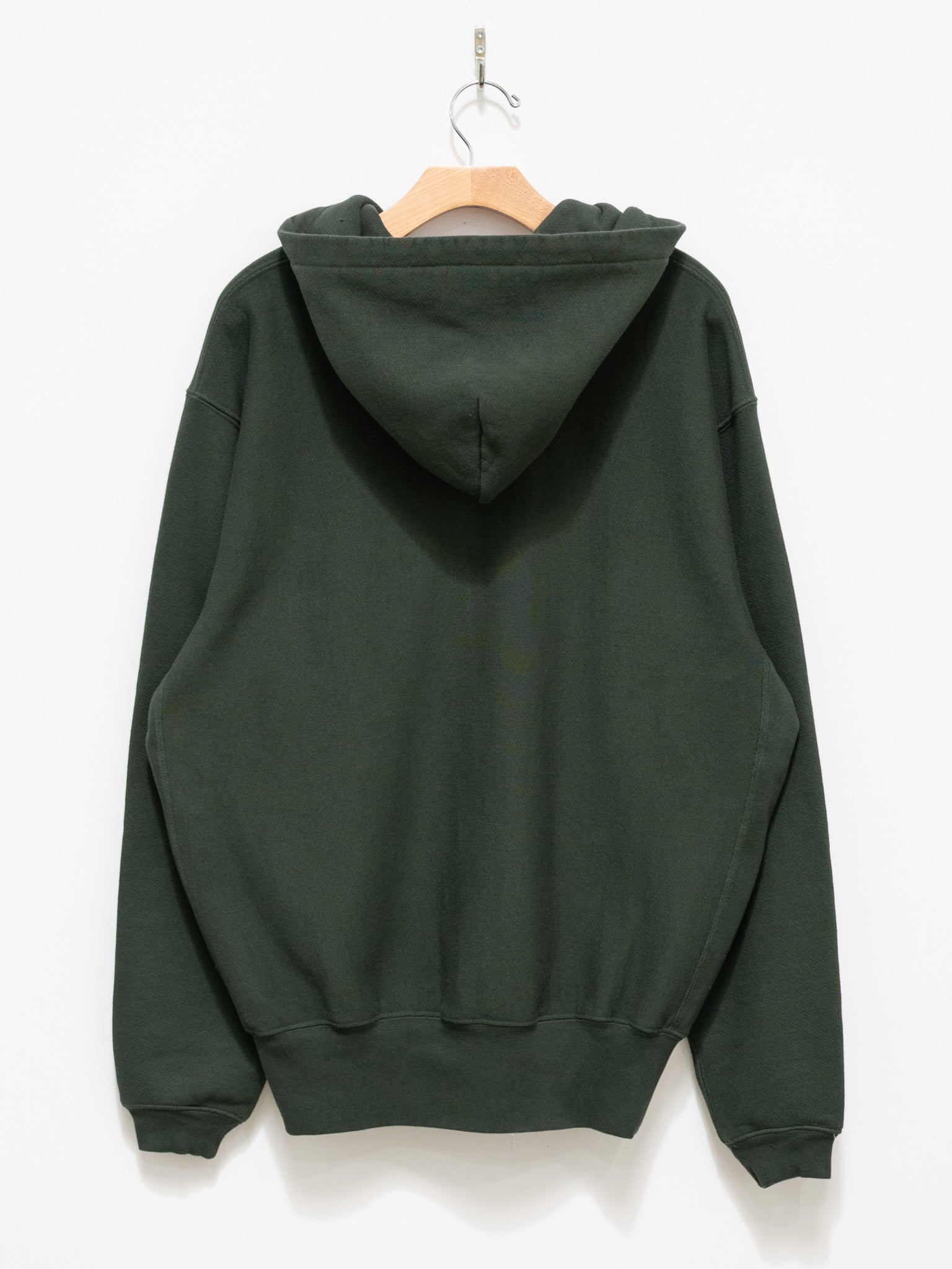 Namu Shop - paa Zip Hooded Sweatshirt - Deep Hunter