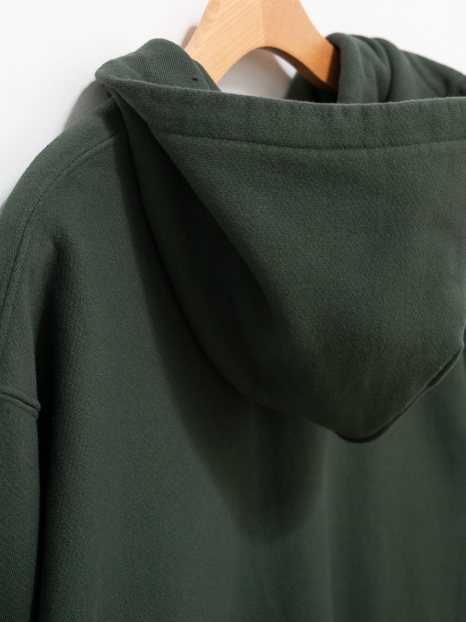 Namu Shop - paa Zip Hooded Sweatshirt - Deep Hunter