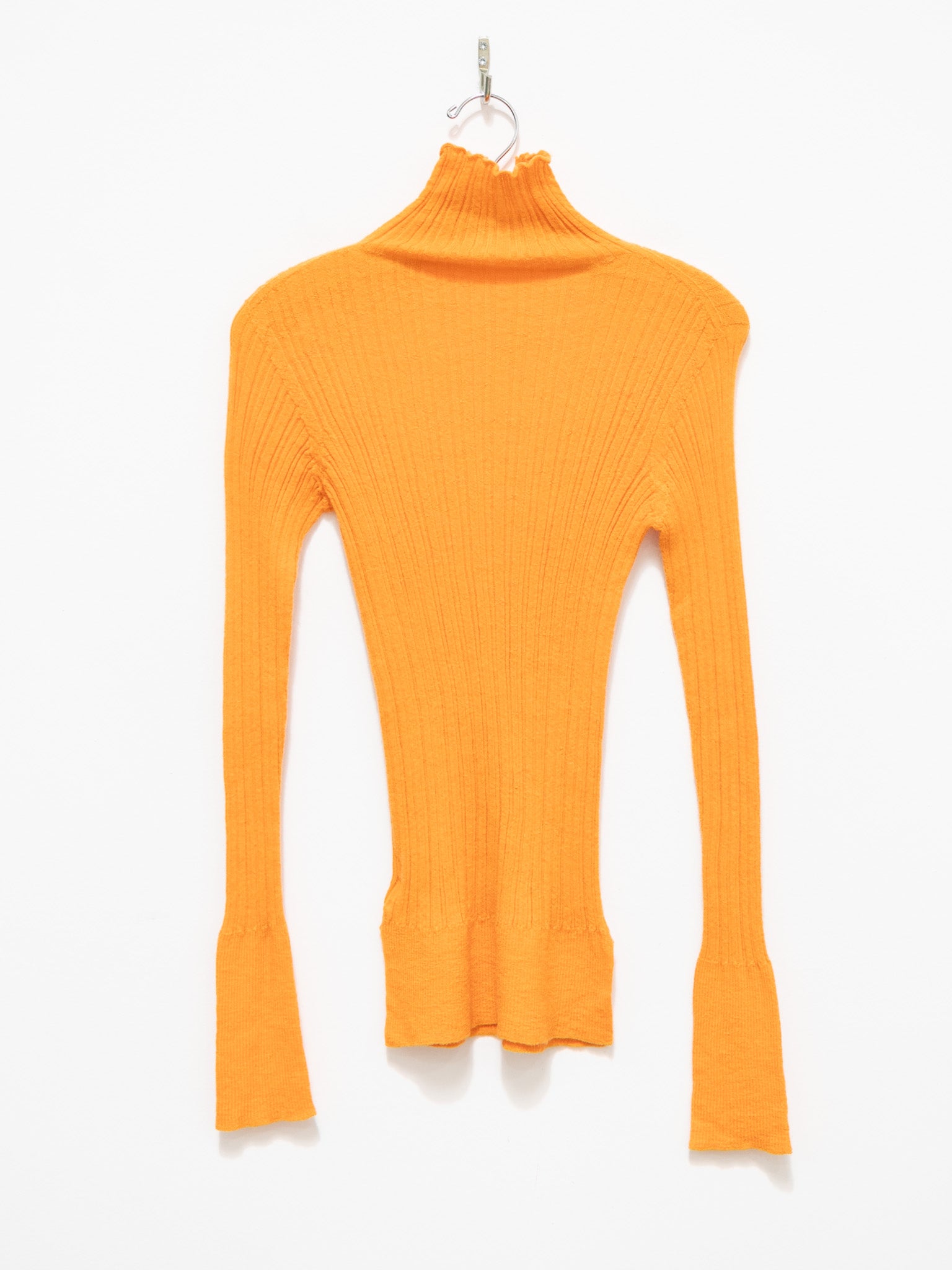 Namu Shop - Unfil Baby Suri Alpaca High Neck Sweater - Light Orange
