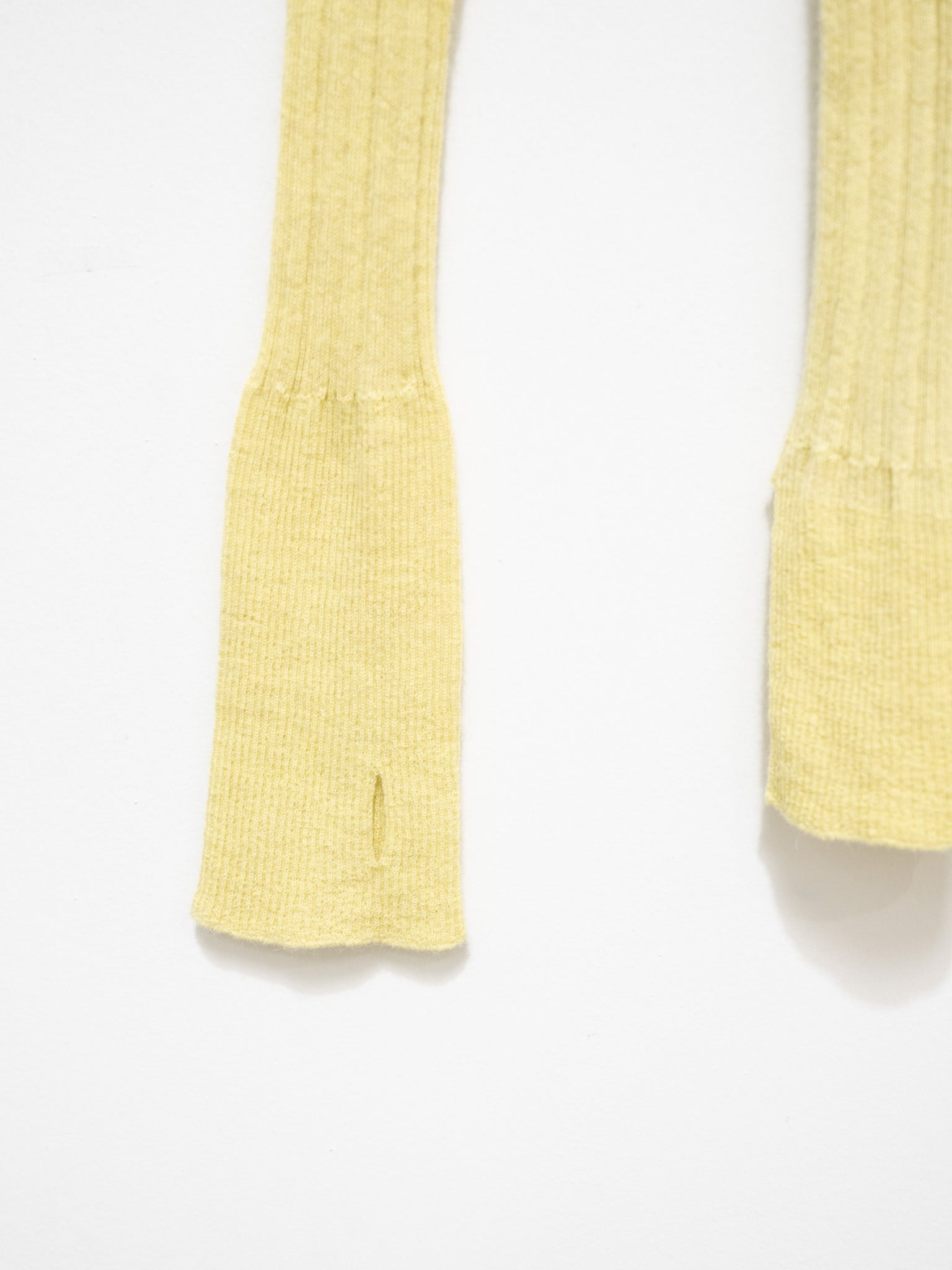 Namu Shop - Unfil Baby Suri Alpaca High Neck Sweater - Lemon Yellow