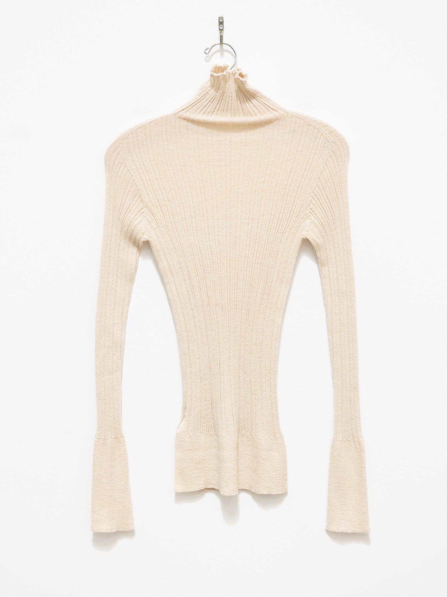 Namu Shop - Unfil Baby Suri Alpaca High Neck Sweater - Ivory
