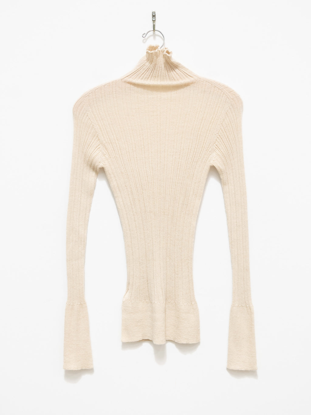 Namu Shop - Unfil Baby Suri Alpaca High Neck Sweater - Ivory