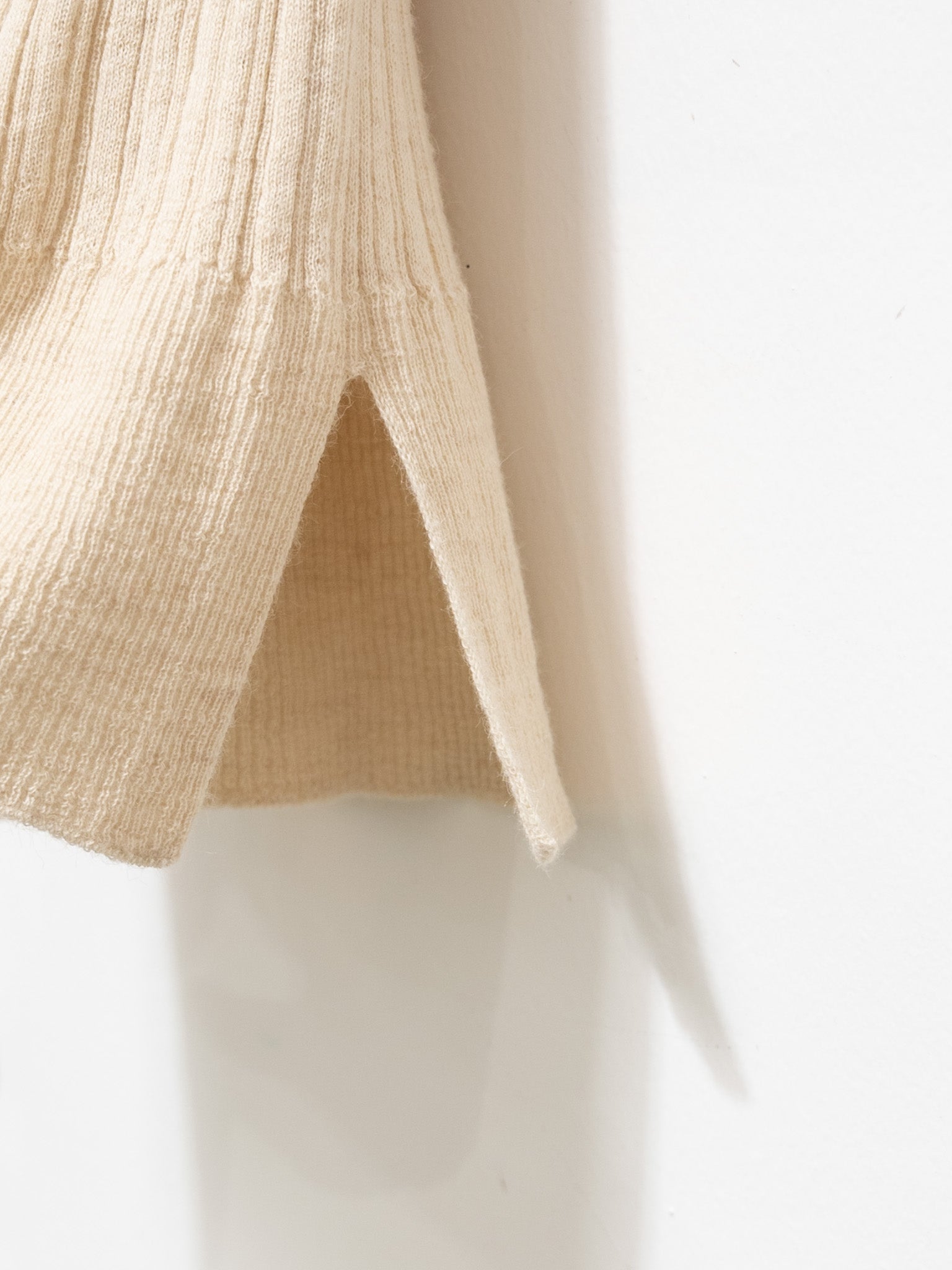 Namu Shop - Unfil Baby Suri Alpaca High Neck Sweater - Ivory