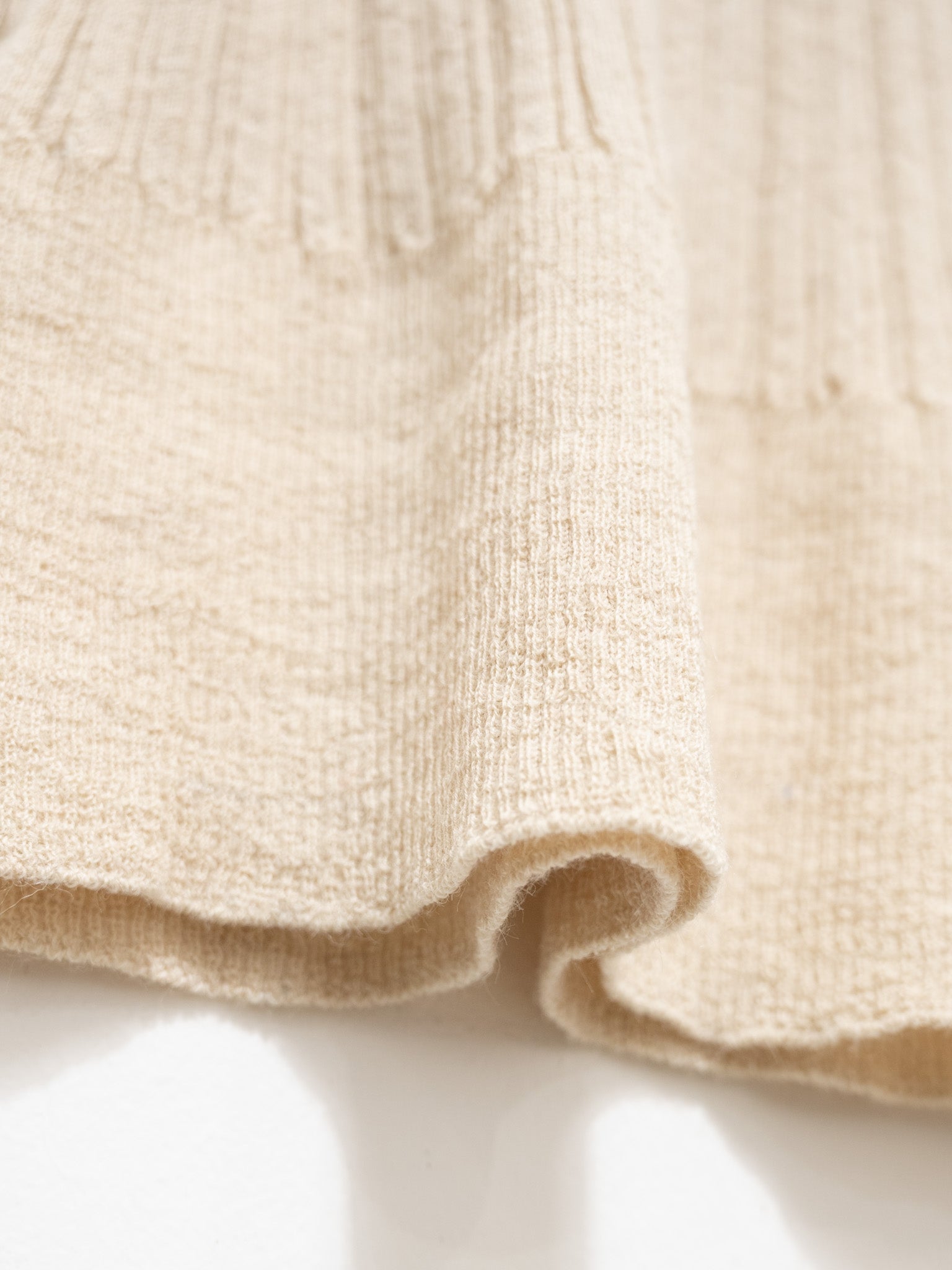 Namu Shop - Unfil Baby Suri Alpaca High Neck Sweater - Ivory