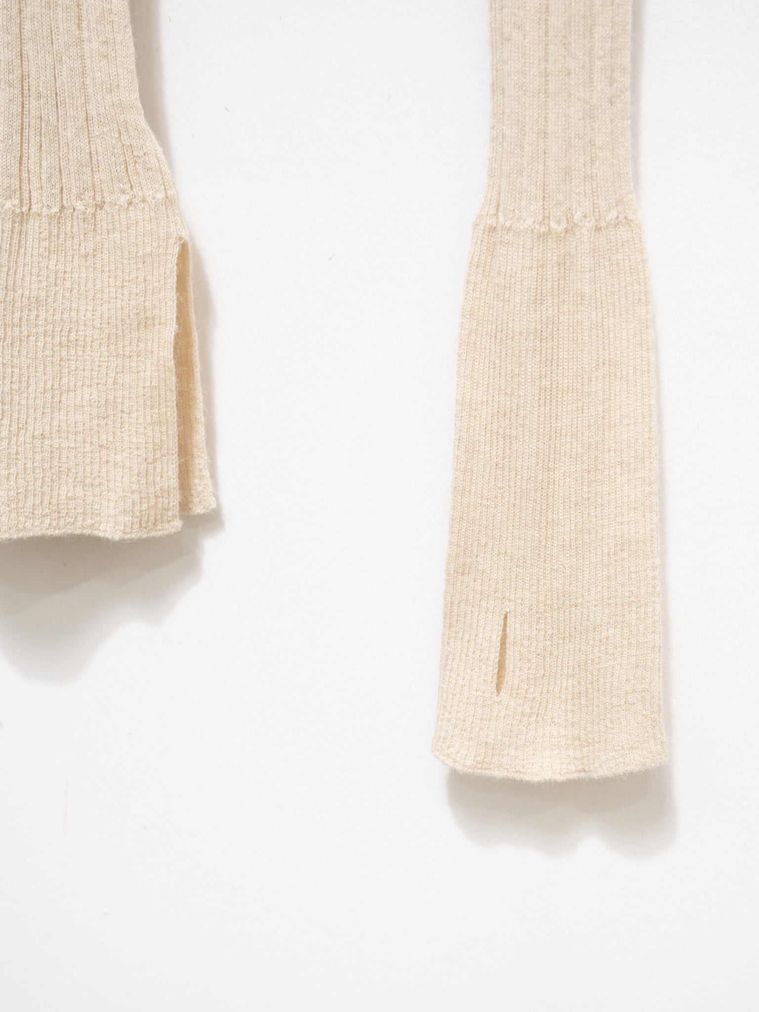 Namu Shop - Unfil Baby Suri Alpaca High Neck Sweater - Ivory