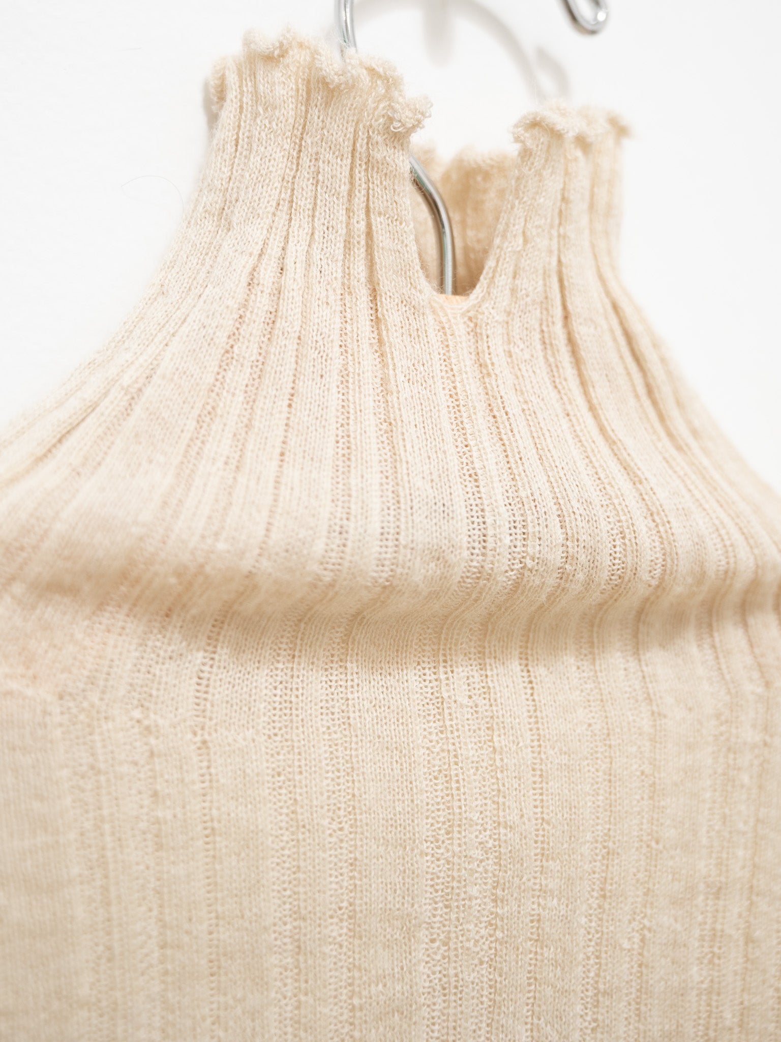 Namu Shop - Unfil Baby Suri Alpaca High Neck Sweater - Ivory