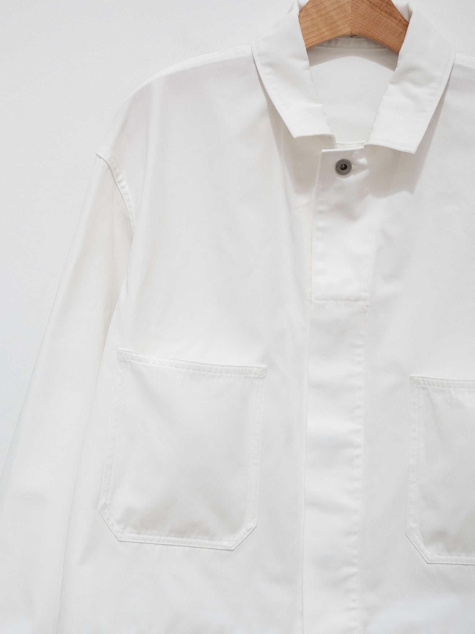 Namu Shop - Y Organic Cotton Recycle Poly Twill Blouson - White