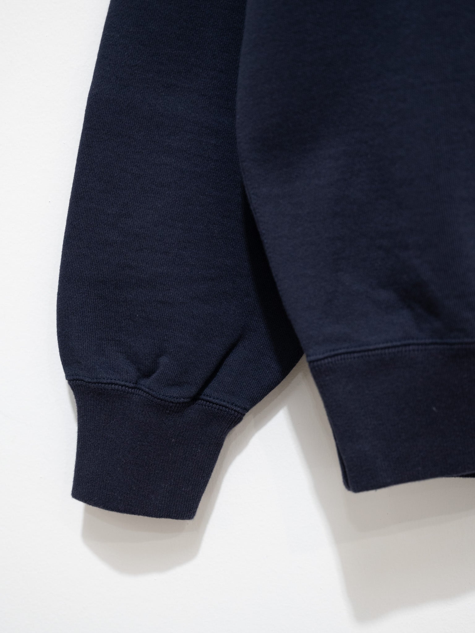 Namu Shop - Y Organic Cotton Blend Heavyweight Fleece Turtleneck - Navy