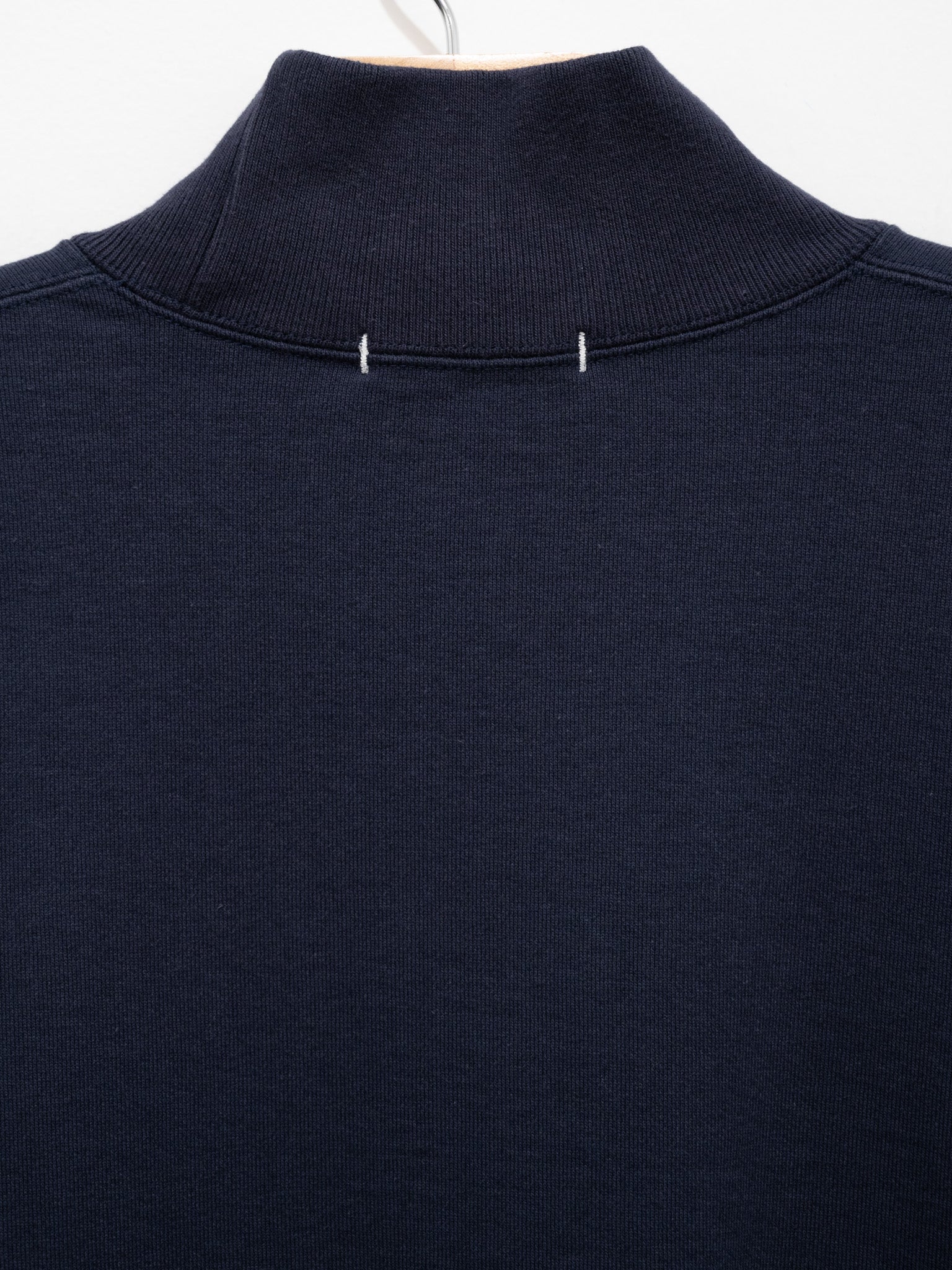 Namu Shop - Y Organic Cotton Blend Heavyweight Fleece Turtleneck - Navy