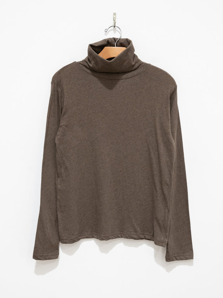 Namu Shop - ICHI Organic Cotton Turtleneck Tee - Mocha