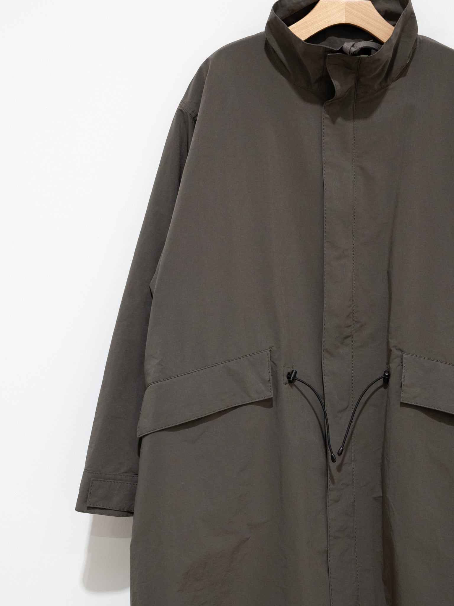 Namu Shop - Kaptain Sunshine Mill Coat - Black Olive
