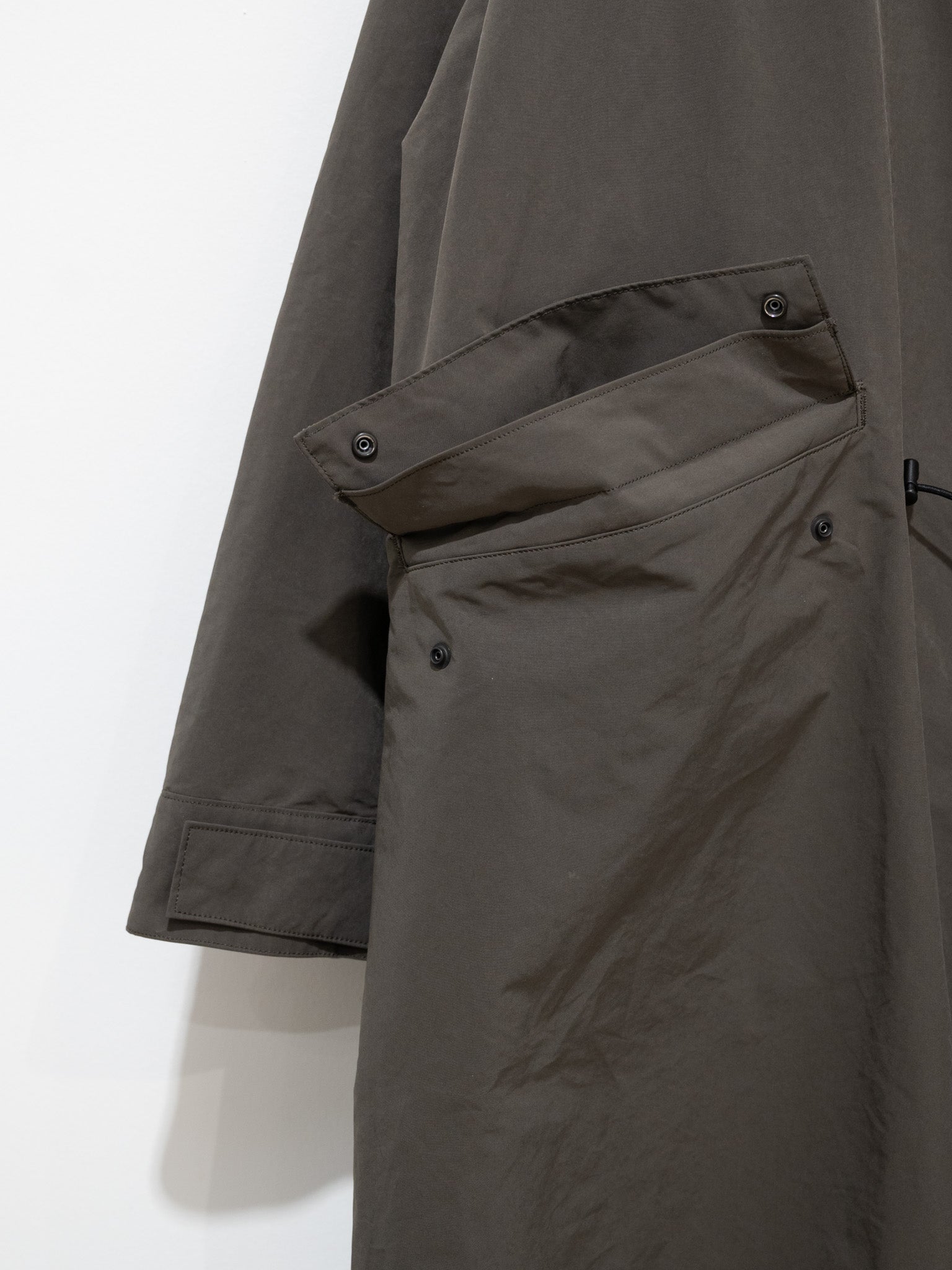 Namu Shop - Kaptain Sunshine Mill Coat - Black Olive