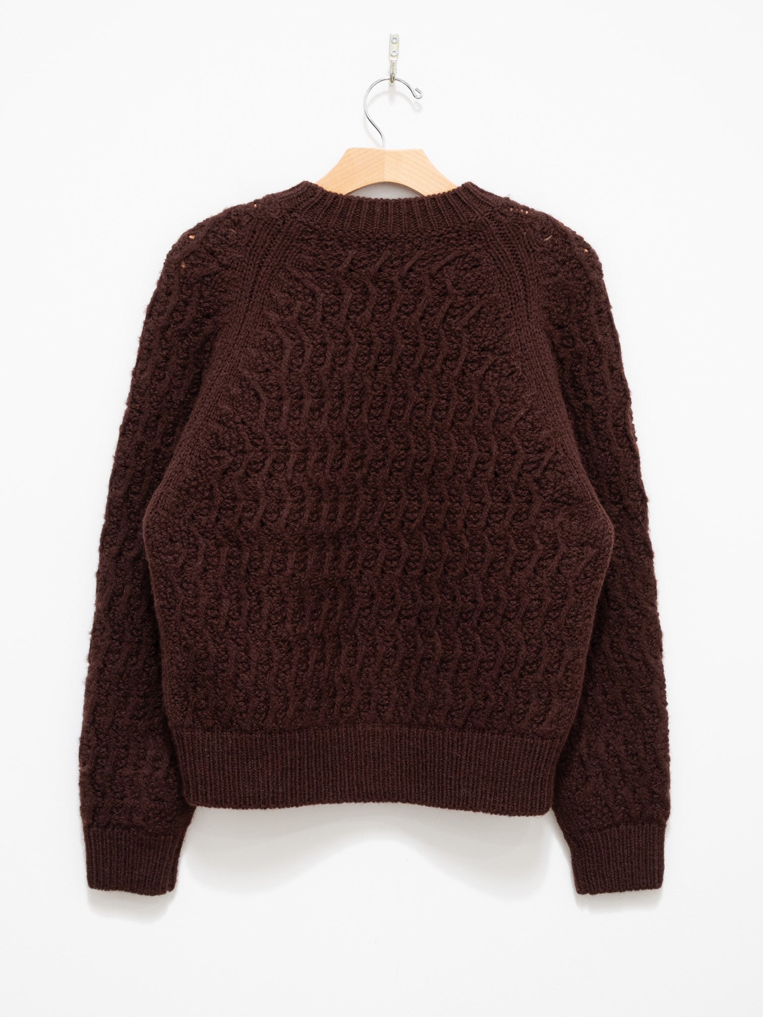 Namu Shop - Yleve Andean Highland Wool Knit Pullover - Brown