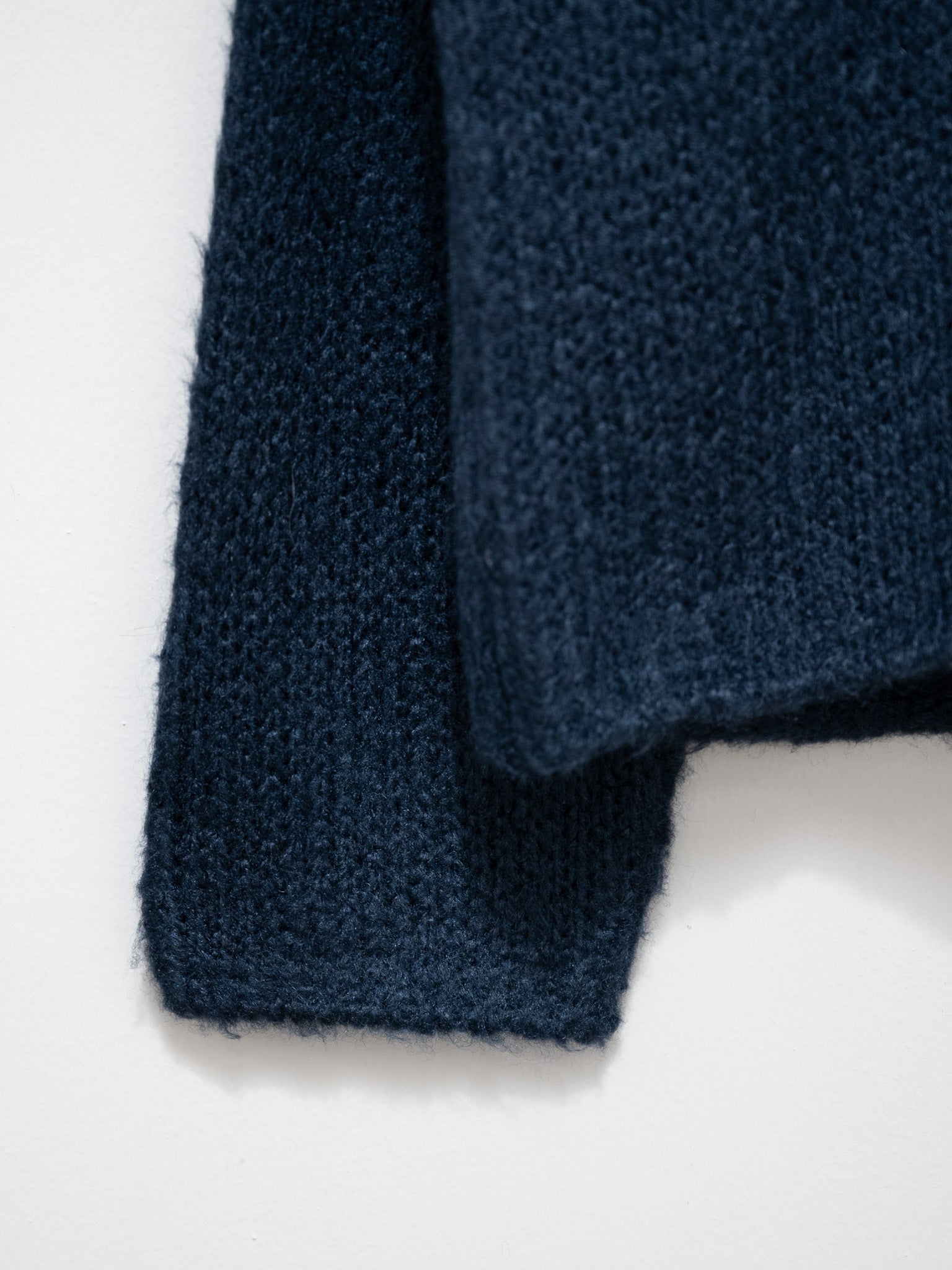 Namu Shop - Yleve Low Gauge Silk Knit Pullover - Navy