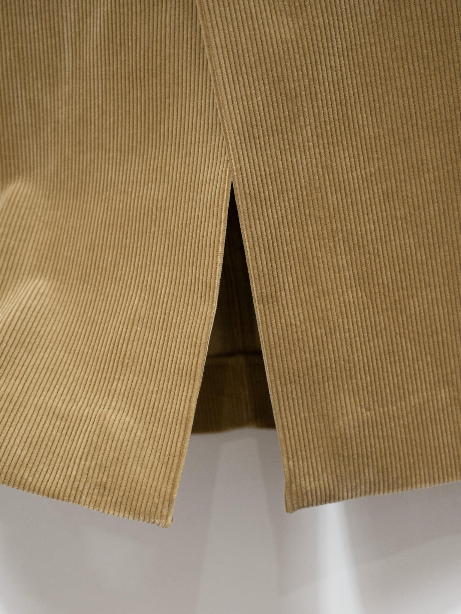 Namu Shop - Yleve Cotton Corduroy Skirt - Khaki