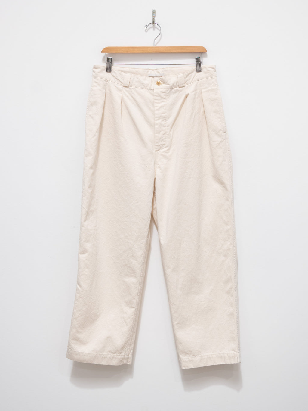 Namu Shop - Hatski 2-Tack Easy Chino Pants - Ecru