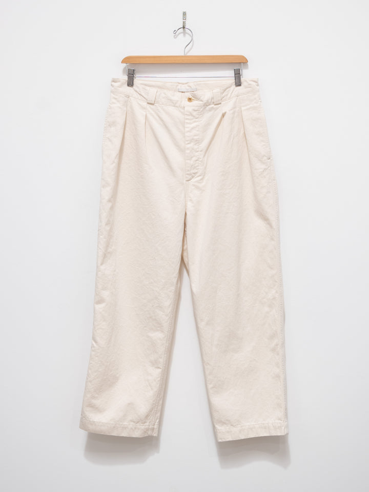 Namu Shop - Hatski 2-Tack Easy Chino Pants - Ecru