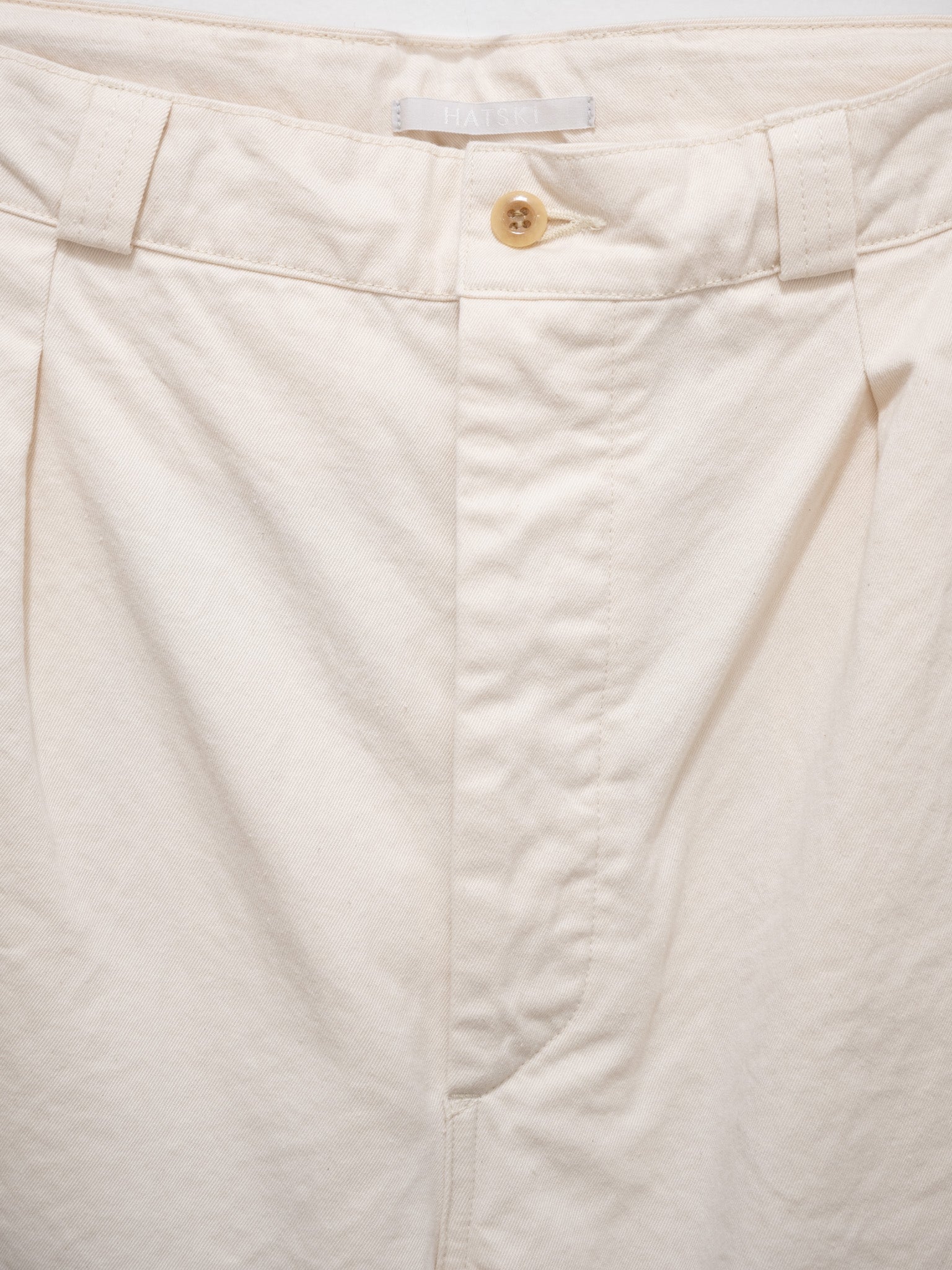 Namu Shop - Hatski 2-Tack Easy Chino Pants - Ecru