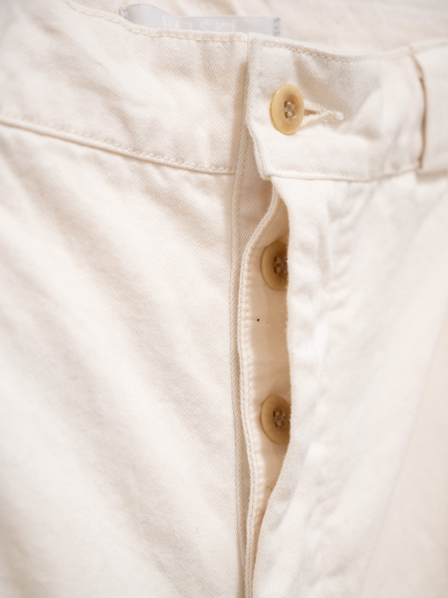 Namu Shop - Hatski 2-Tack Easy Chino Pants - Ecru