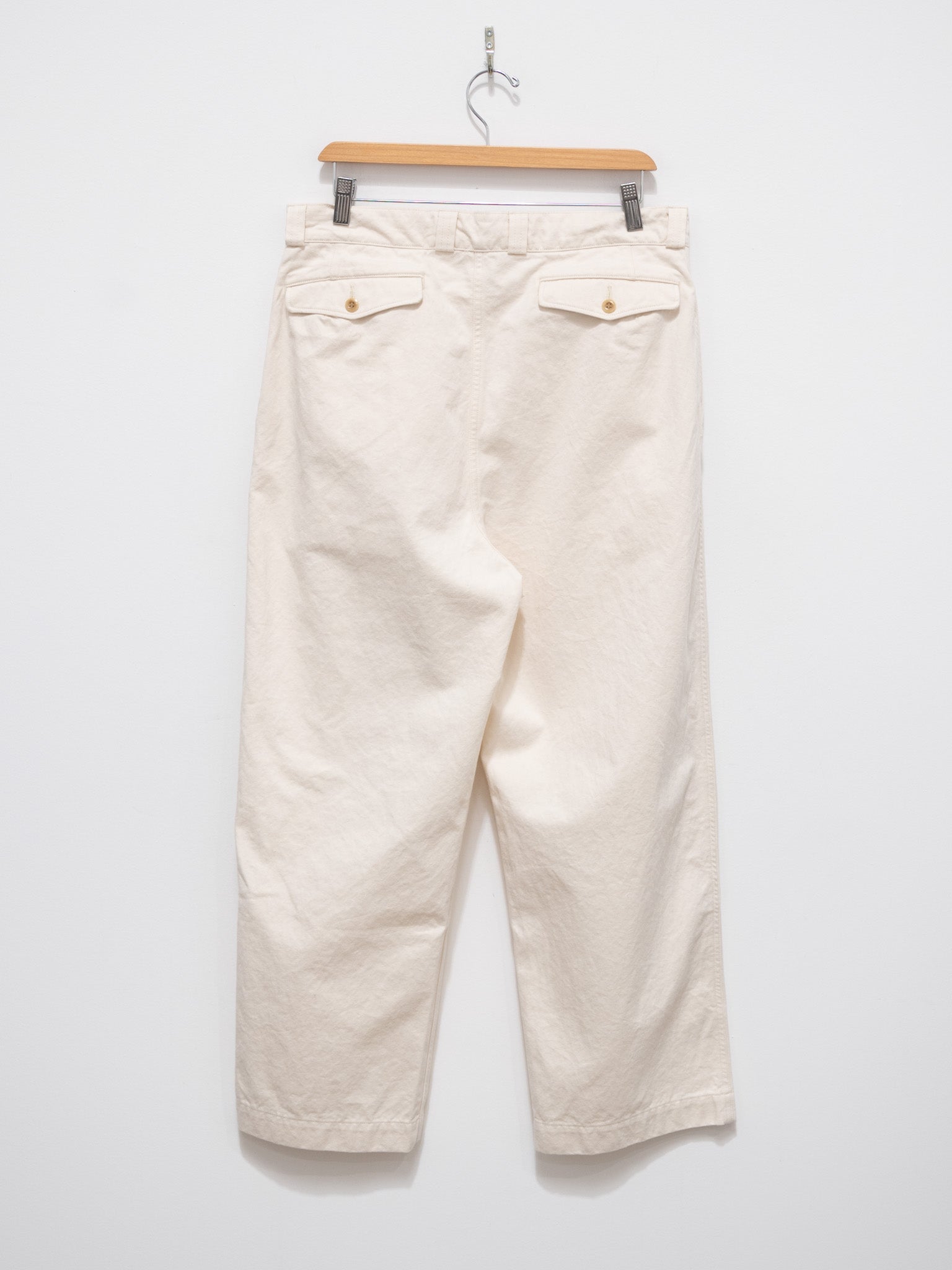 Namu Shop - Hatski 2-Tack Easy Chino Pants - Ecru