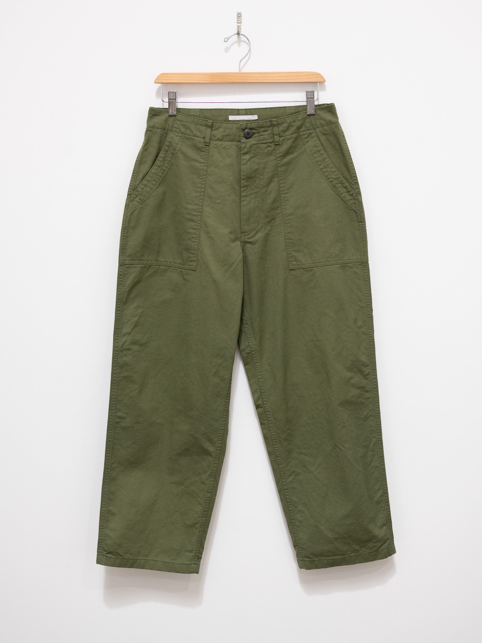 Namu Shop - Hatski Loose Tapered Utility Trouser - Olive