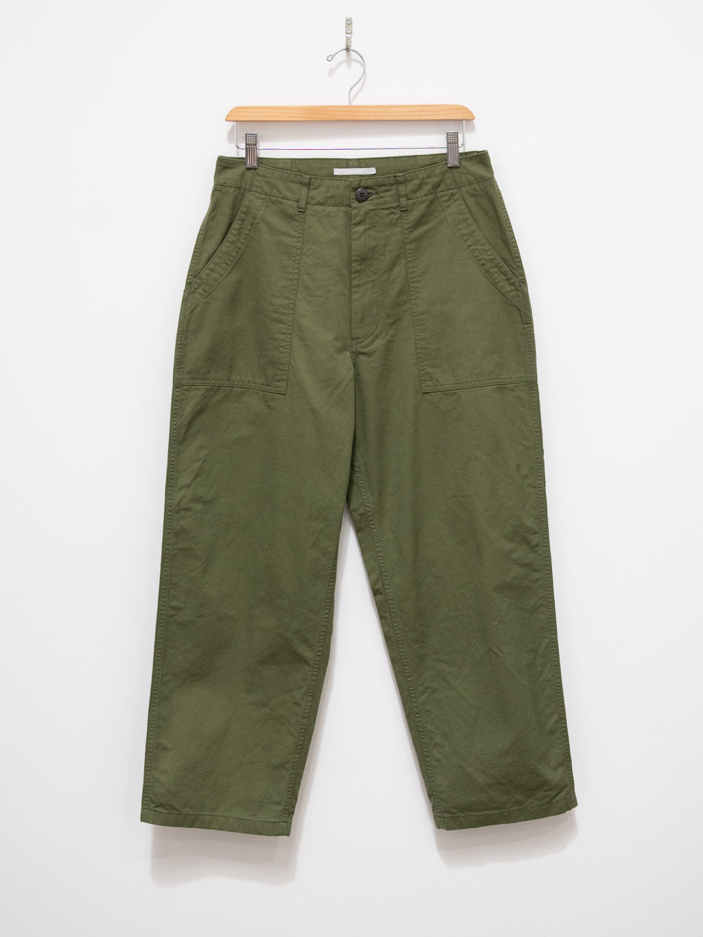 Namu Shop - Hatski Loose Tapered Utility Trouser - Olive