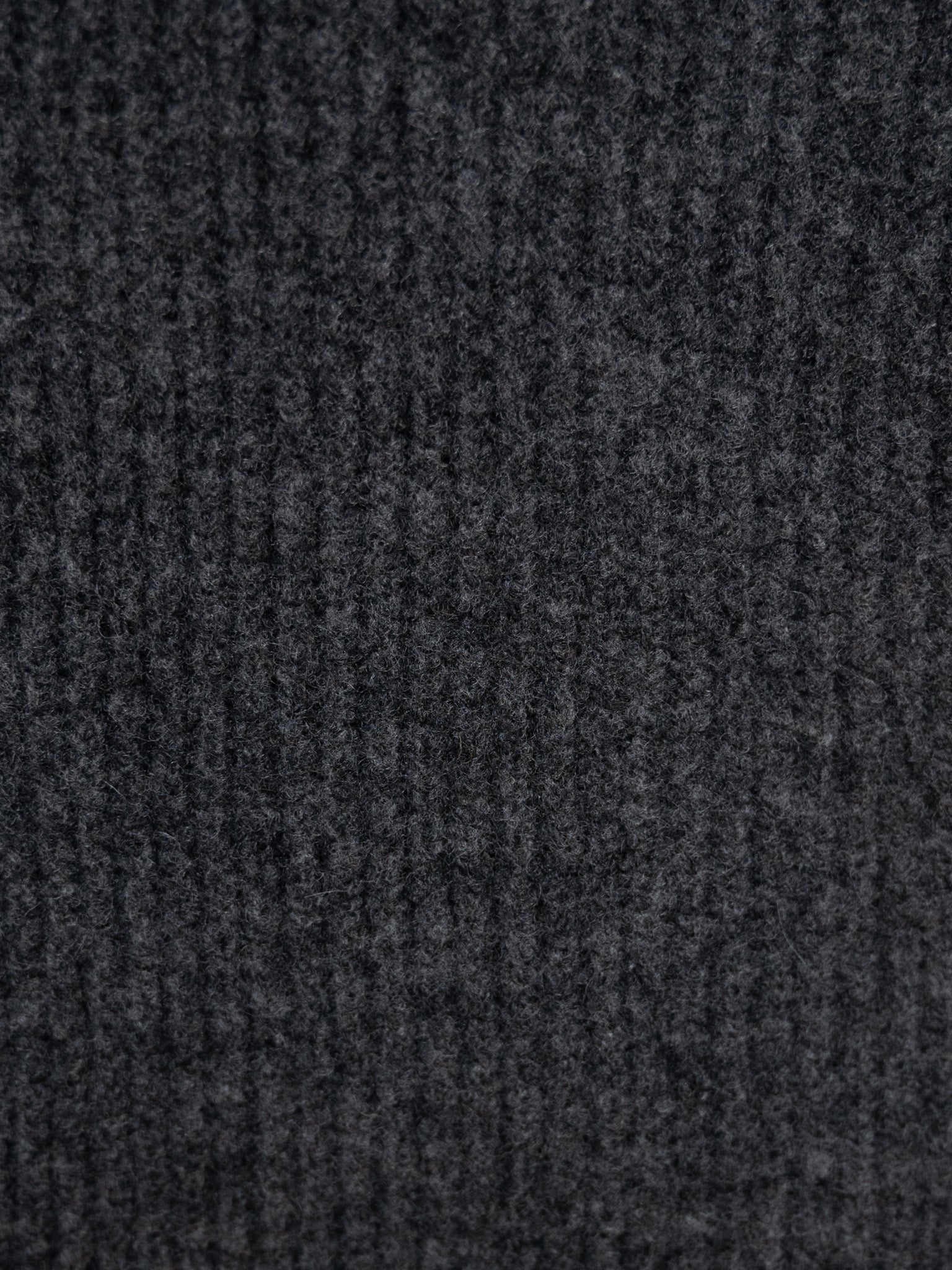 Namu Shop - Auralee Milled French Merino Rib Knit Pants - Charcoal Gray