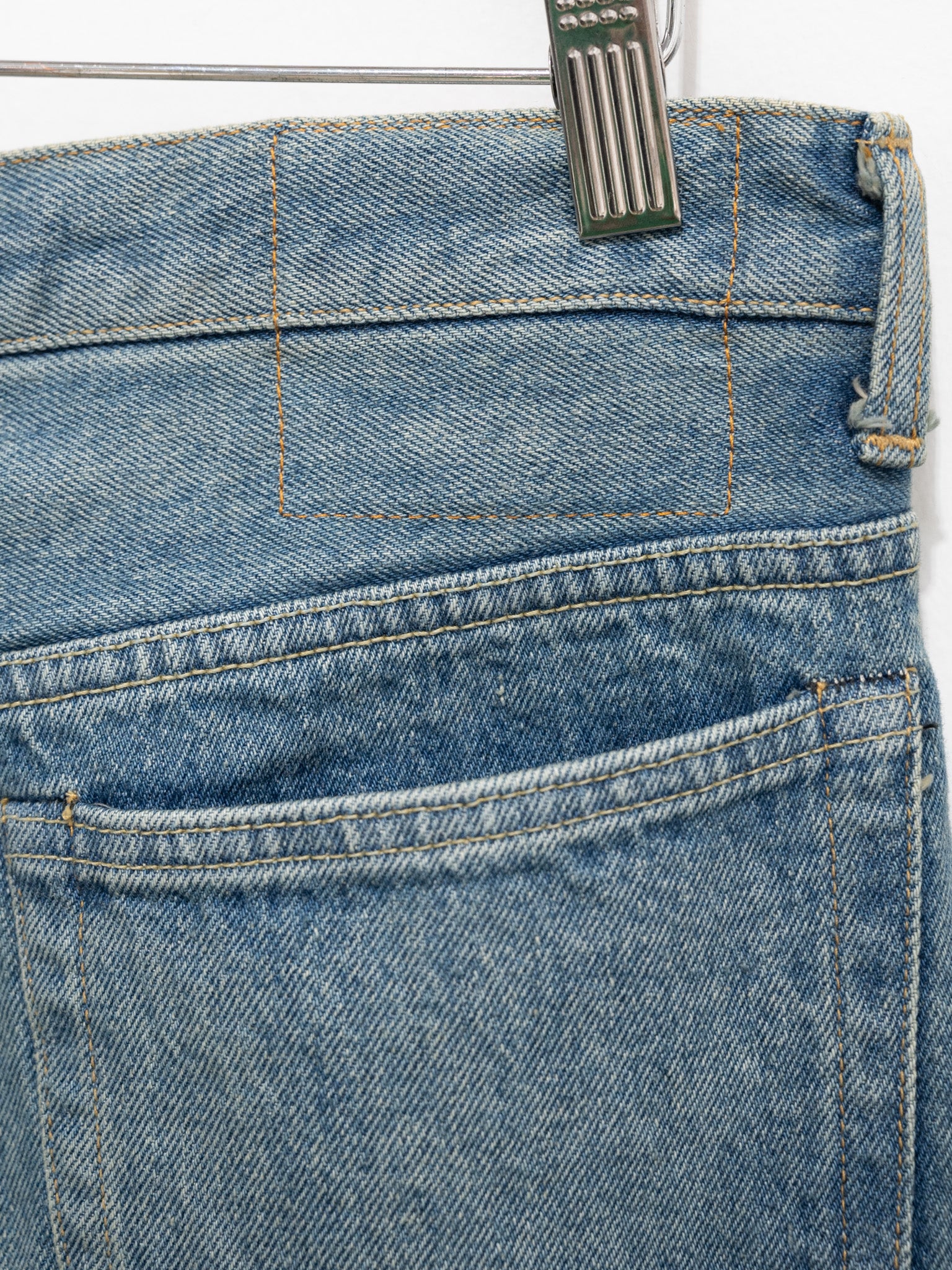 Namu Shop - Kaptain Sunshine Skate Shoecut Denim Pants - Indigo Vintage Wash