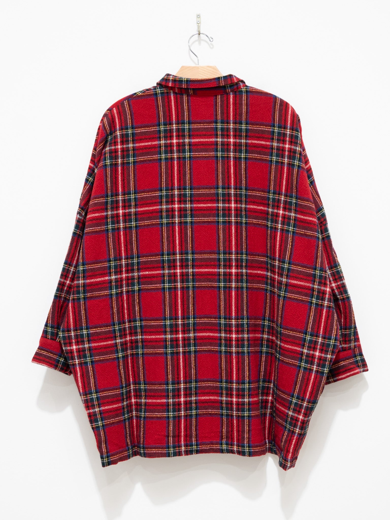 Namu Shop - ICHI Brushed Wool Overshirt - Red