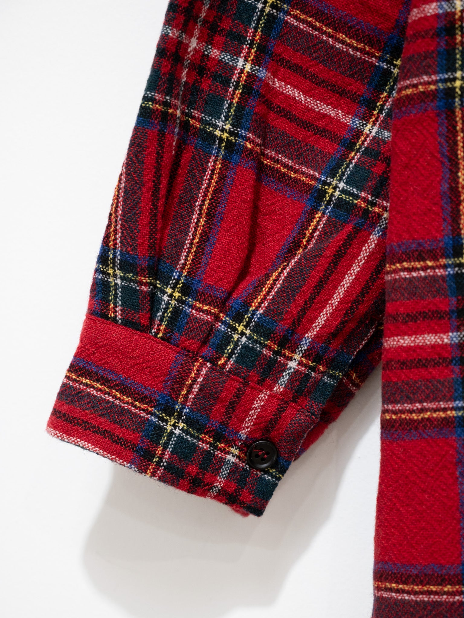 Namu Shop - ICHI Brushed Wool Overshirt - Red