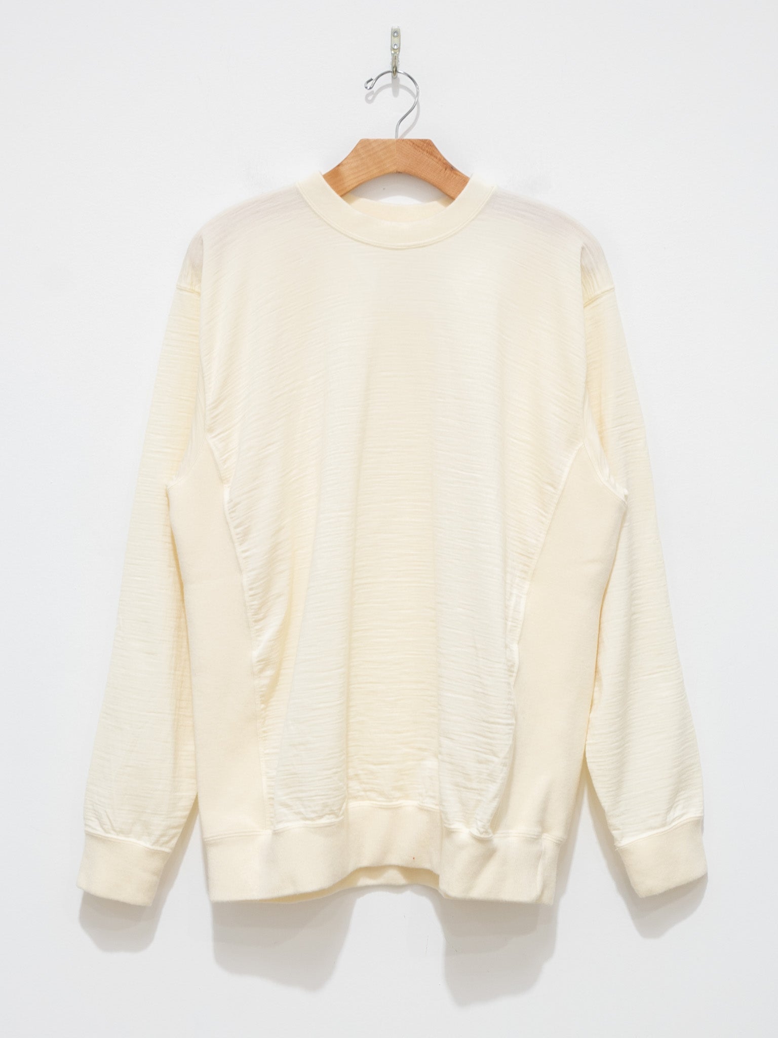 Namu Shop - Hatski Washable Wool Crewneck - Ecru