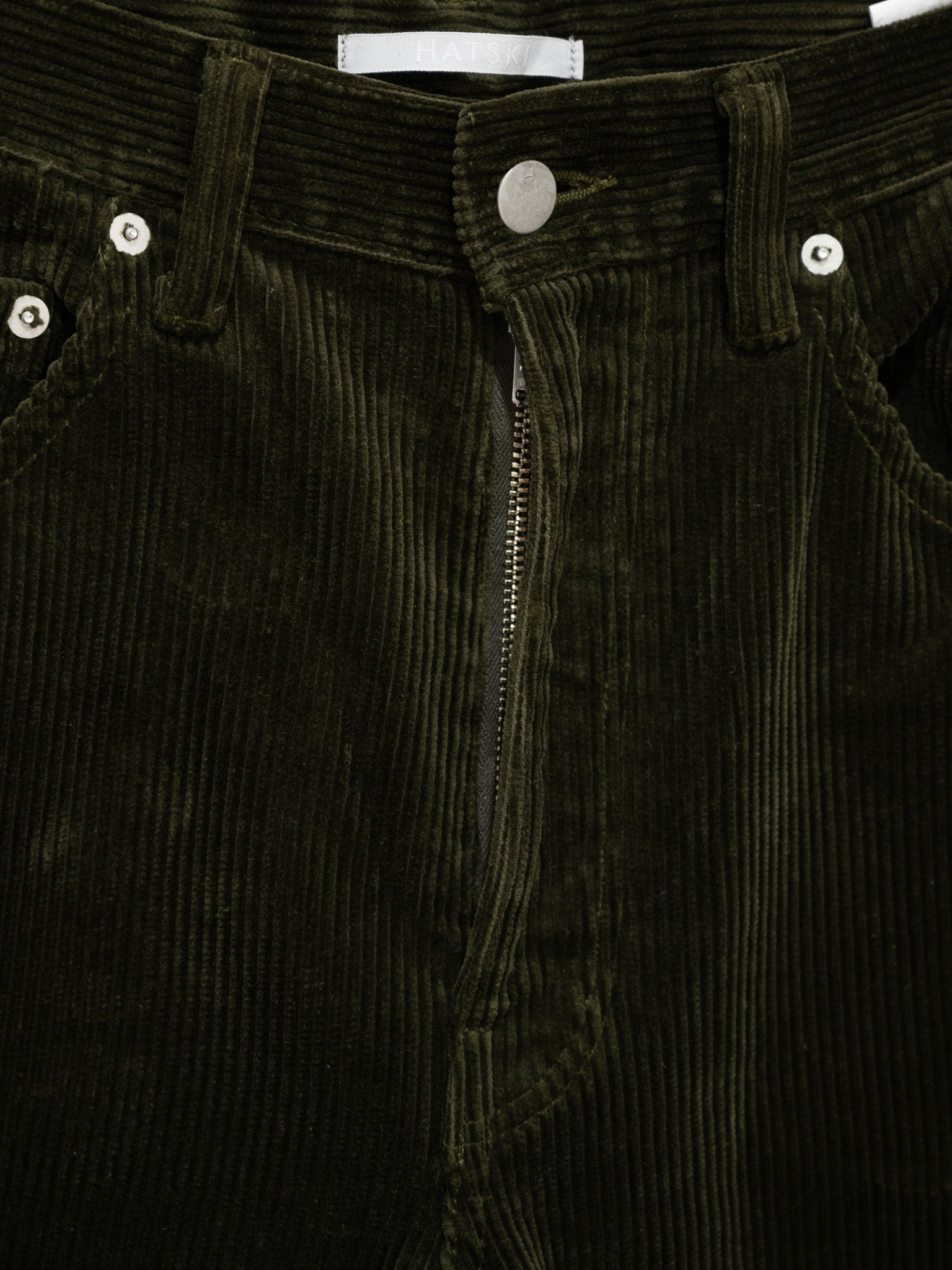 Namu Shop - Hatski Regular Tapered Corduroy - Olive