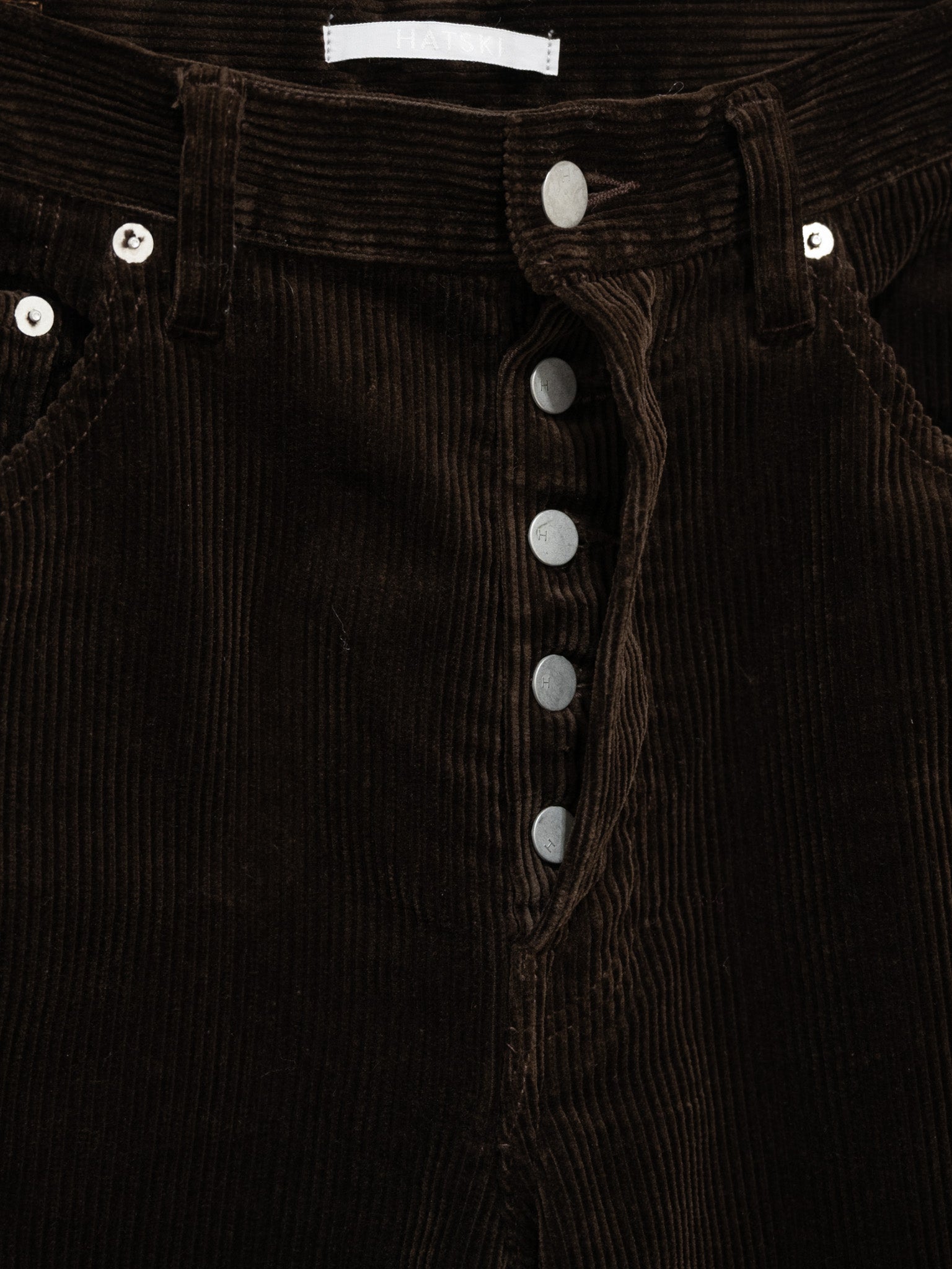 Namu Shop - Hatski Loose Tapered Corduroy - Brown
