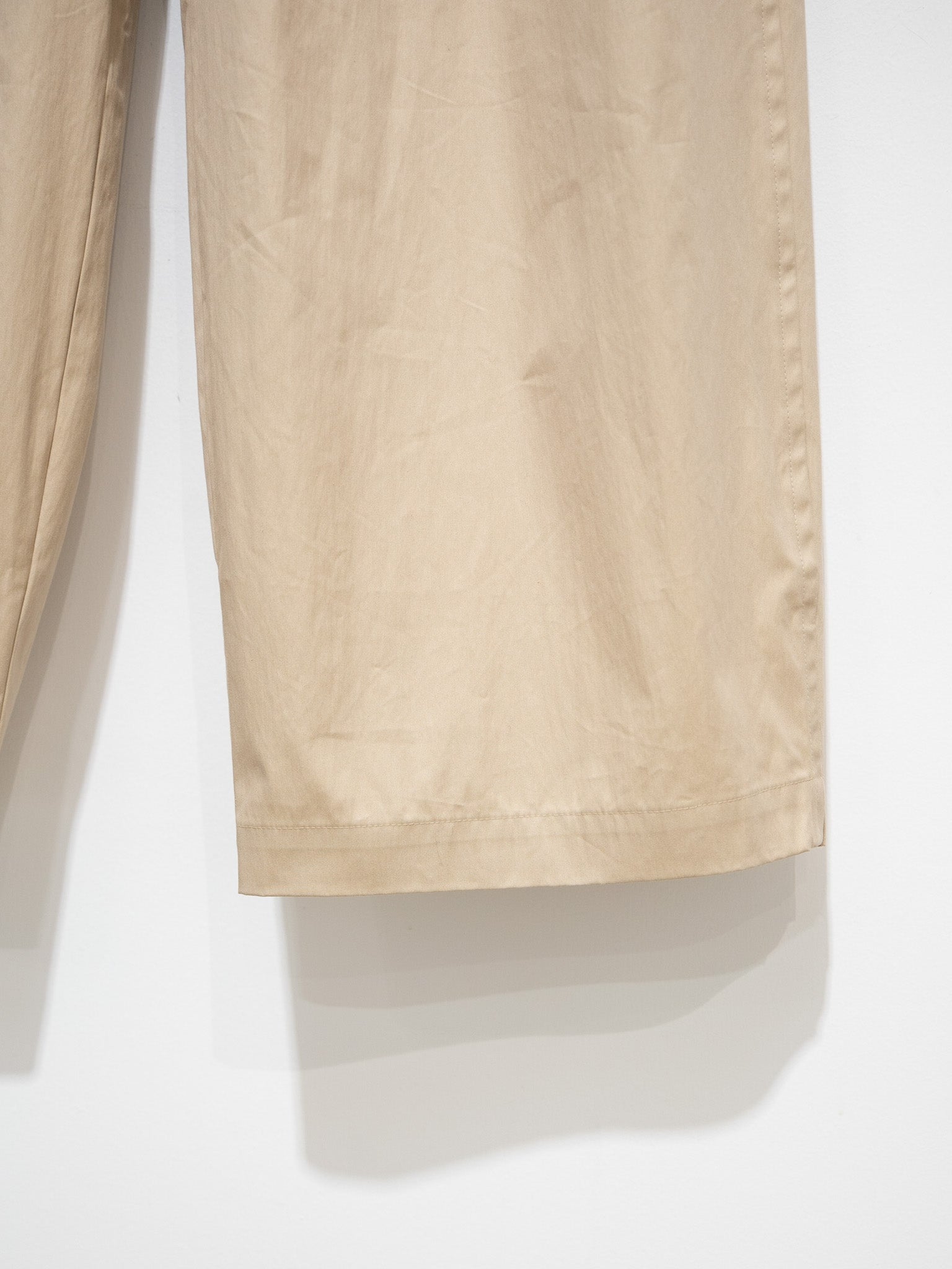 Namu Shop - Veritecoeur C/N Straight Pants - Beige